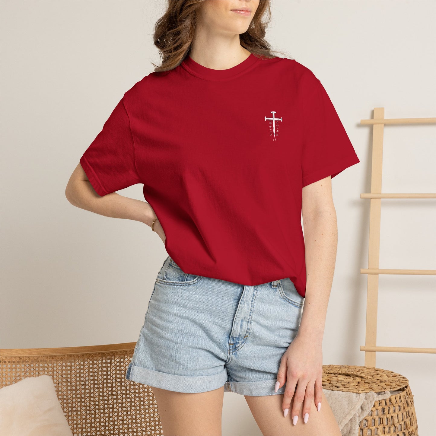 Kingdom Over Comfort Christian T-Shirt, Matthew 6:33 Gym Shirt, Faith Fitness Tee, Christian Workout Shirt, Gift for Athletes