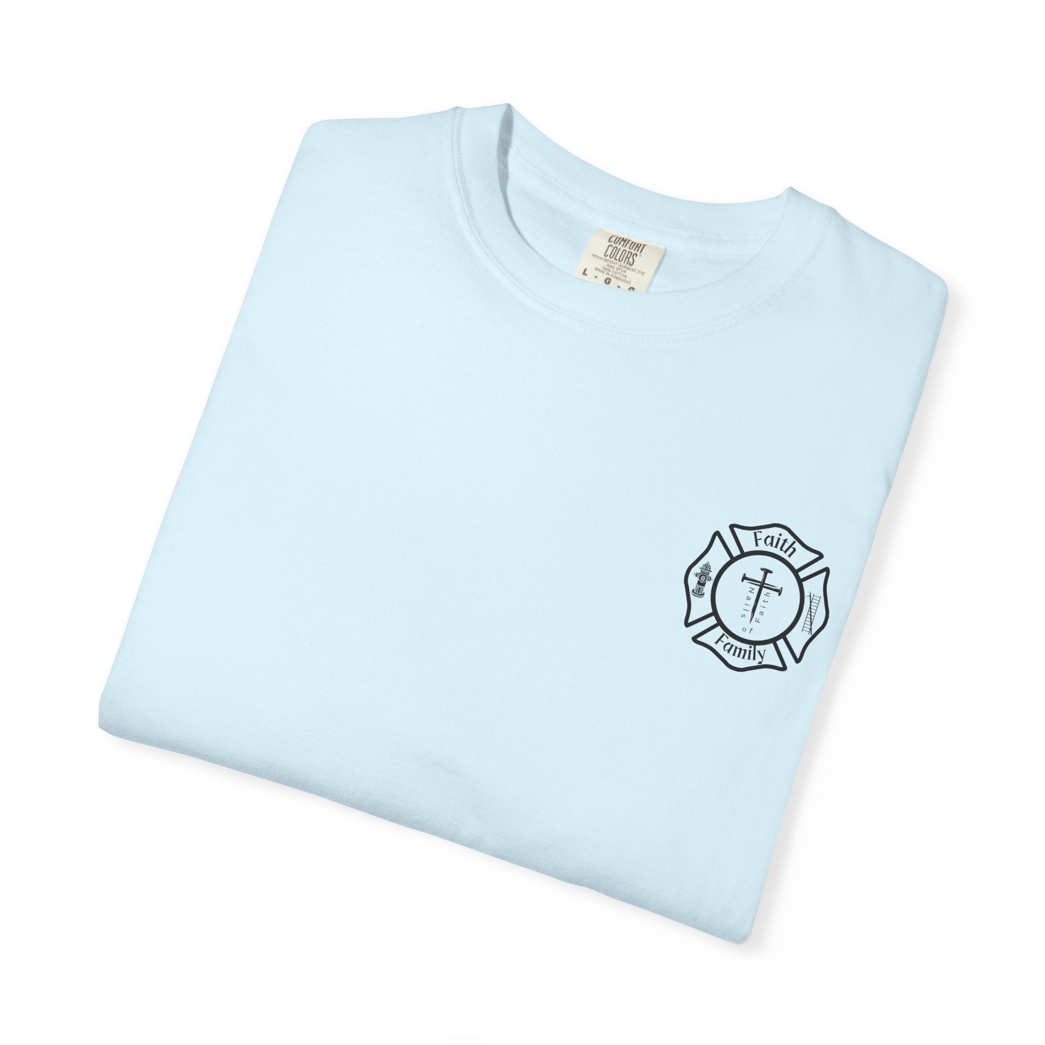 Greater Love Has No One Than This | John 15:13 Christian Firefighter Comfort Colors T-Shirt