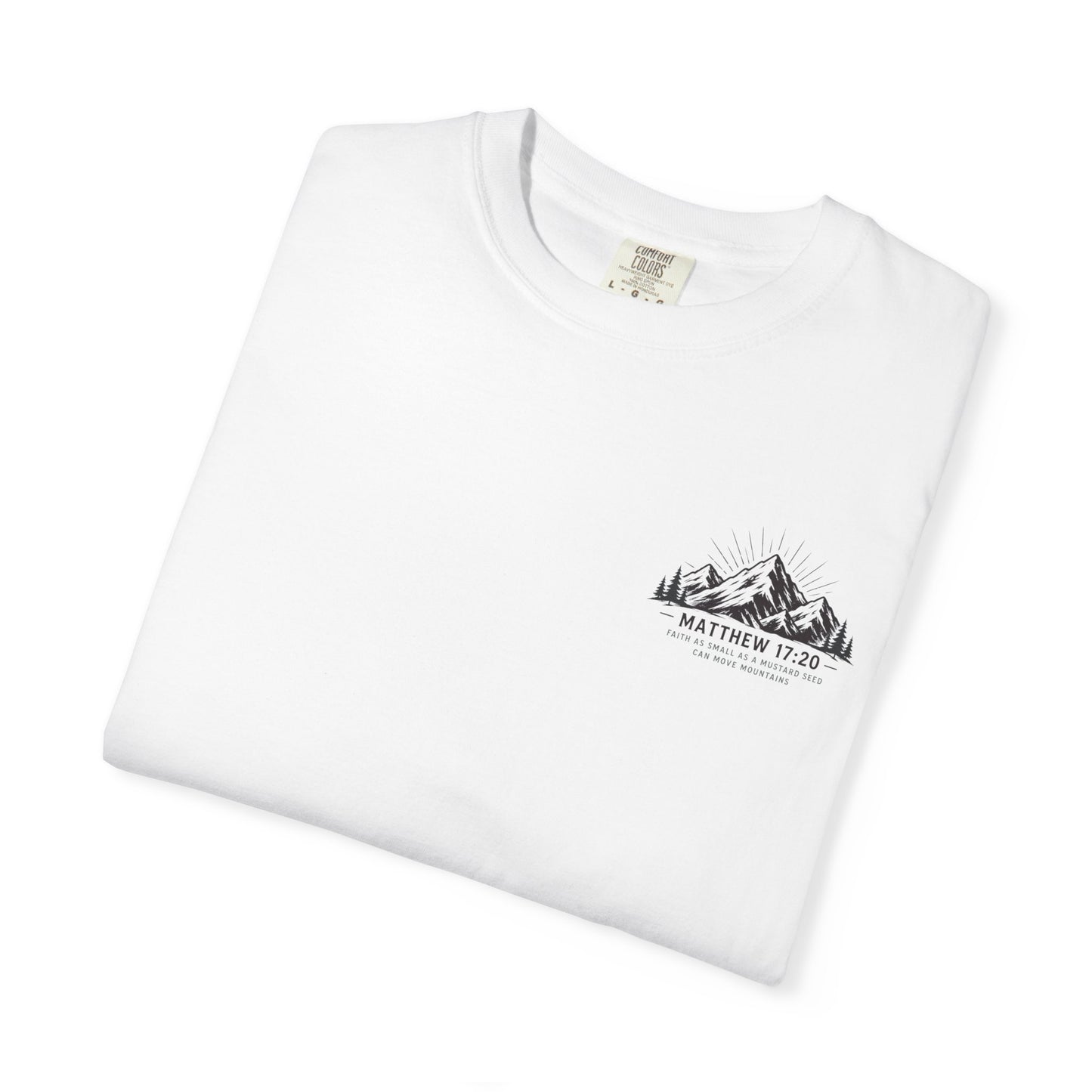 Faith as Small as a Mustard Seed Christian T-Shirt | Matthew 17:20 Tee