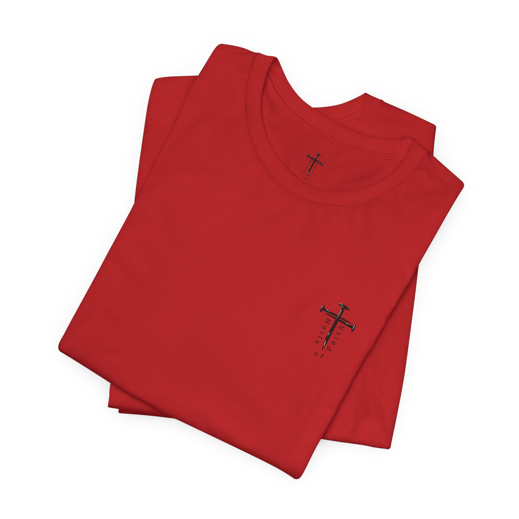 Look to the Lord and All His Strength Shirt – Christian Bible Verse T-Shirt | Bella+Canvas 3001 Faith Tee