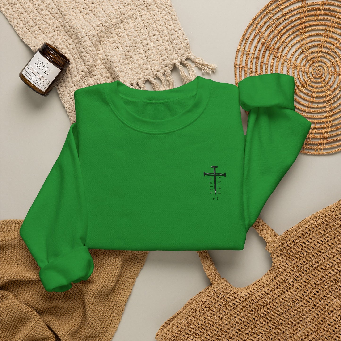 Power Through Prayer Christian Sweatshirt | Faith Gym Crewneck | Unisex Pullover