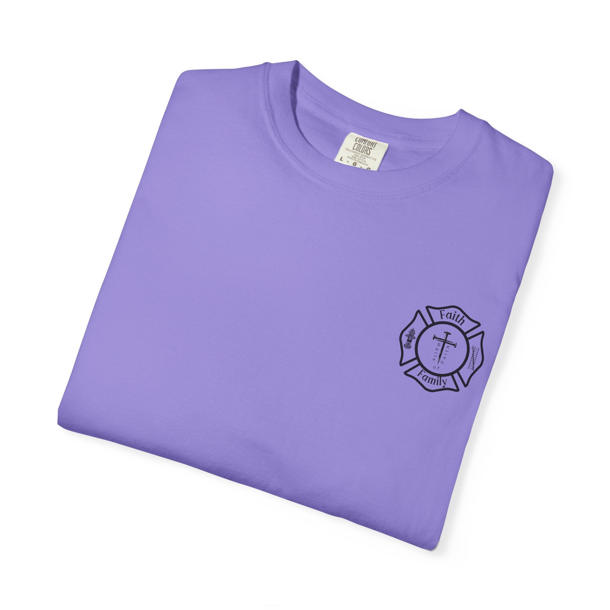 Greater Love Has No One Than This | John 15:13 Christian Firefighter Comfort Colors T-Shirt