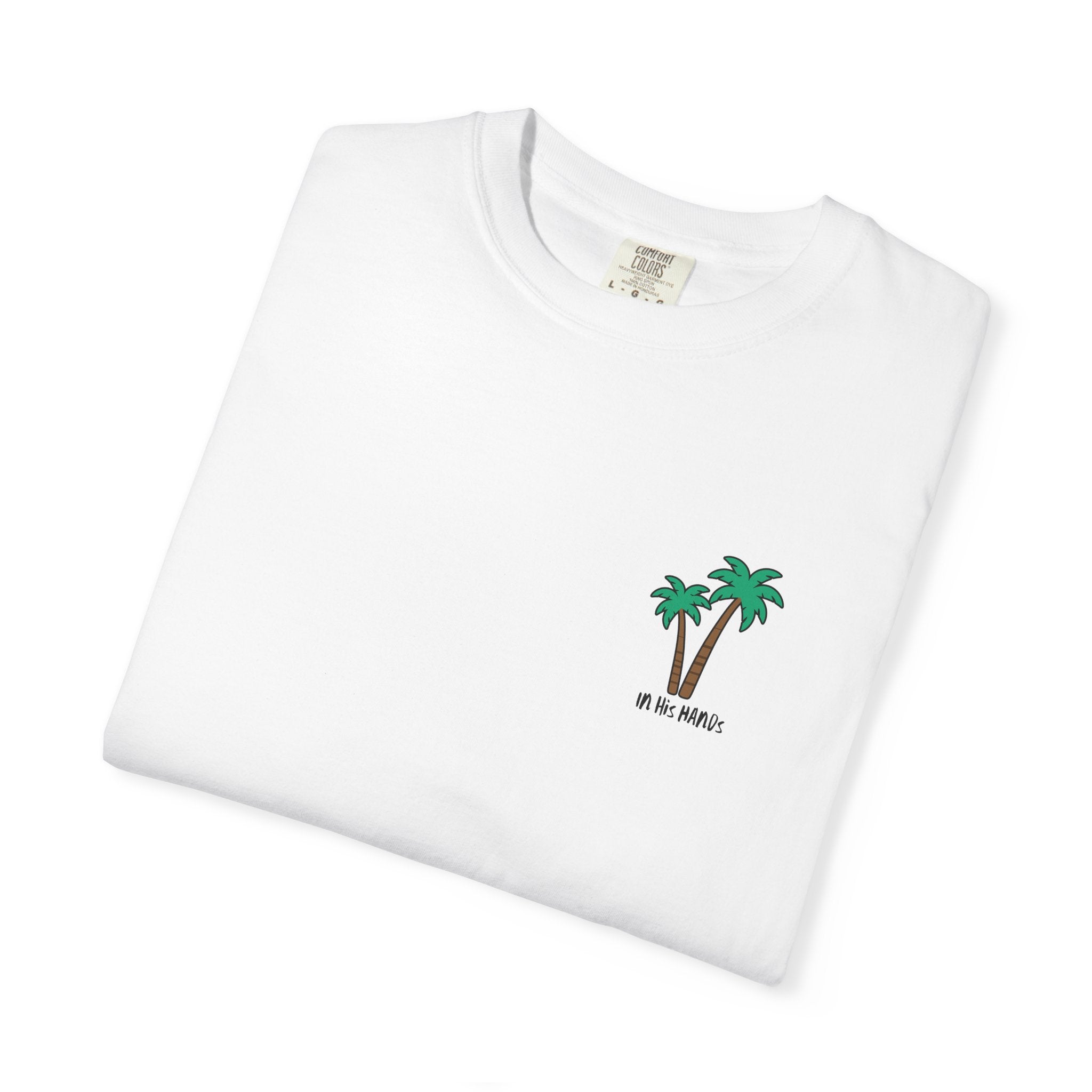 Resting in His Hands Vibes – Christian Beach Comfort Colors 1717 T-Shirt