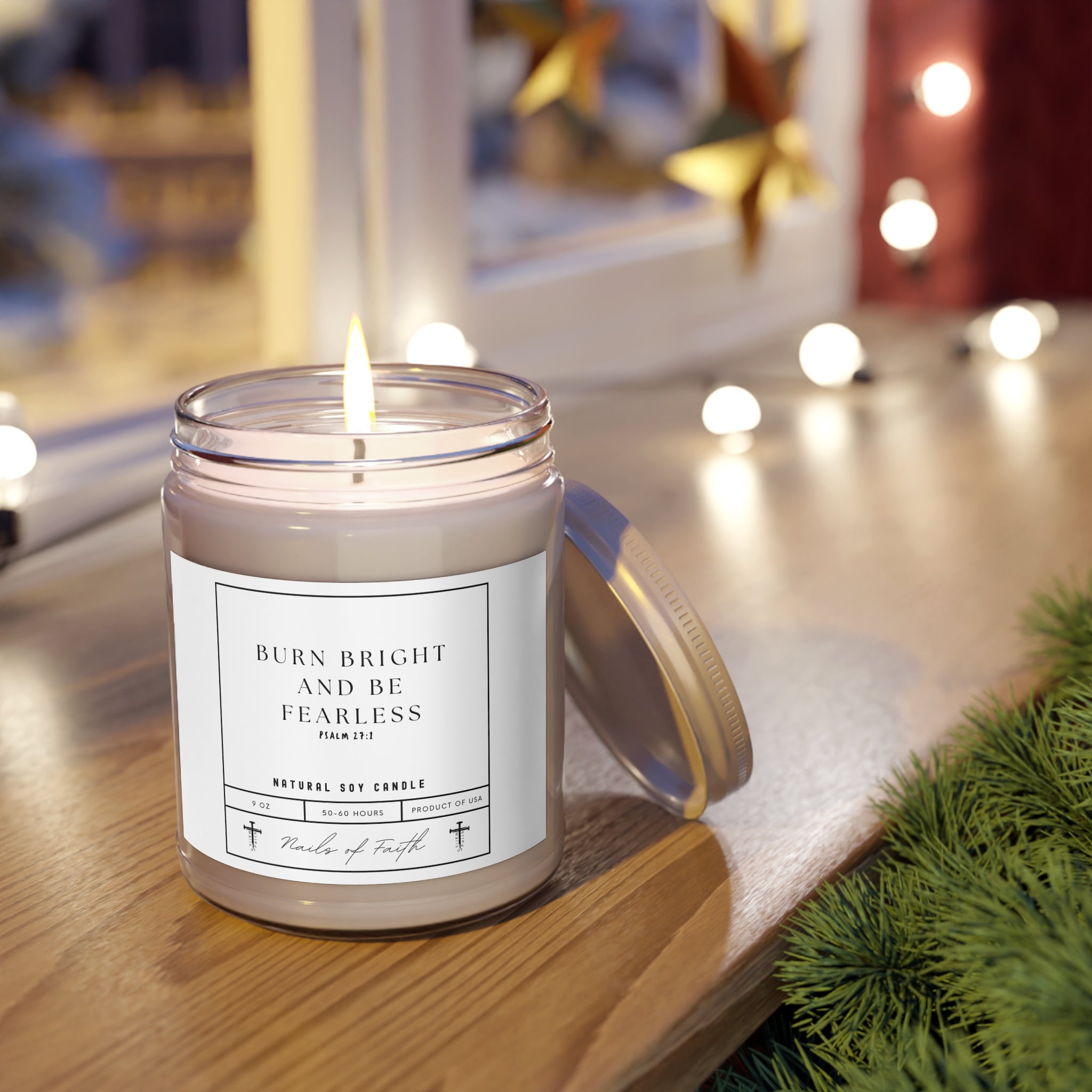 Burn Bright and Be Fearless. Scented Candles, 9oz