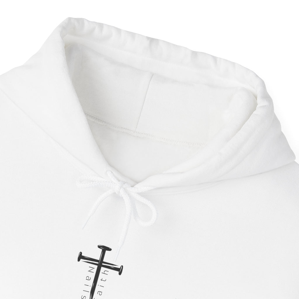 Faith Can Move Mountains Hoodie – Christian Gildan 18500 Sweatshirt | Nails of Faith