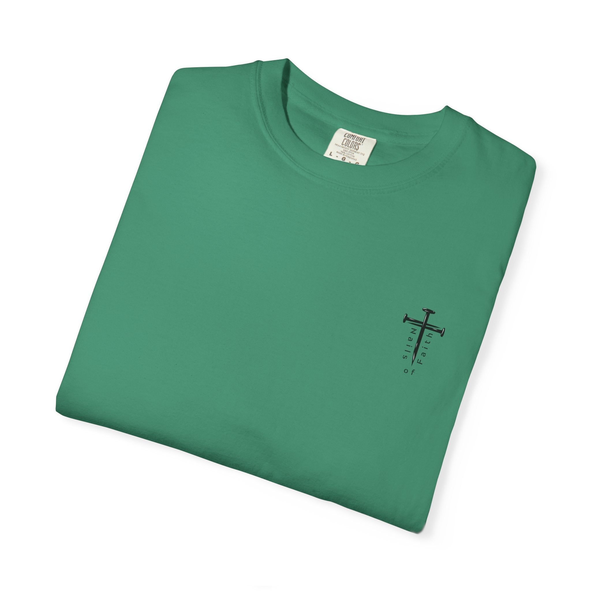 Proverbs 16:9 Shirt – God Establishes My Steps Christian Tee | Comfort Colors 1717