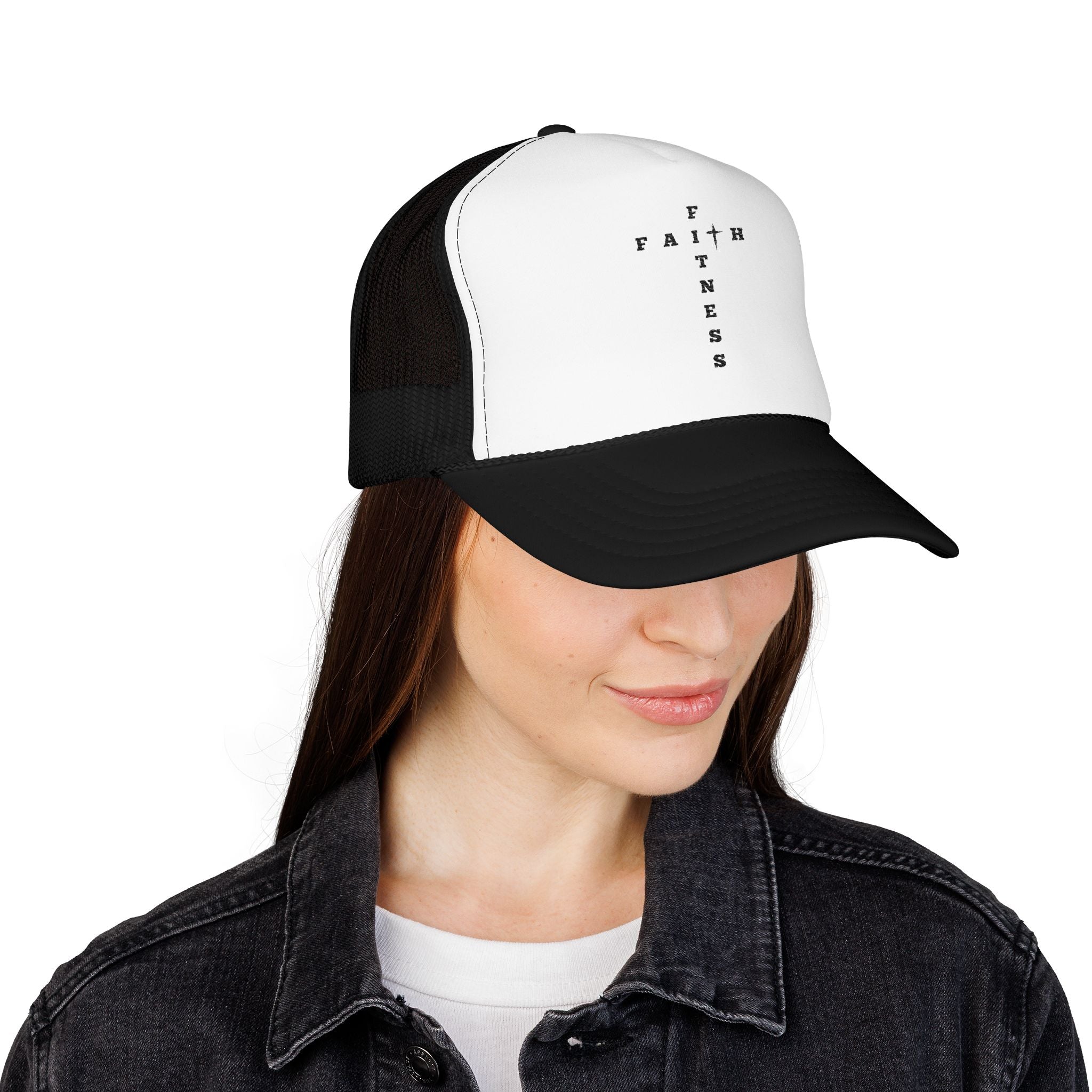 Faith & Fitness Foam Trucker Hat