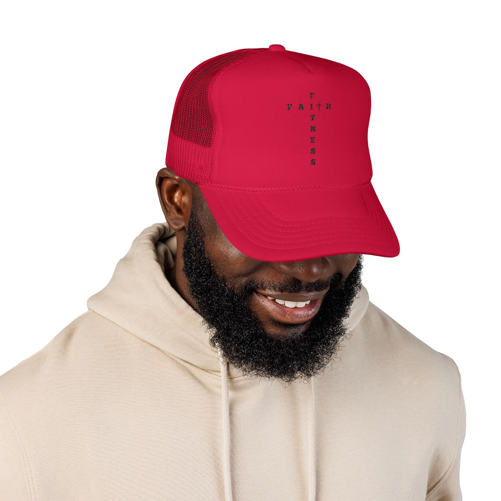 Faith & Fitness Foam Trucker Hat