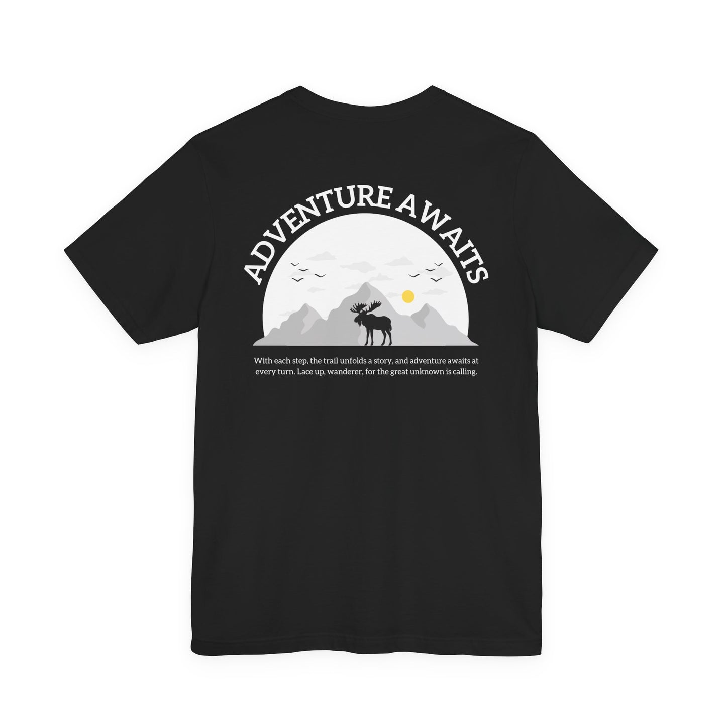 Adventure Awaits T-Shirt – Unisex Graphic Tee | Bella+Canvas 3001