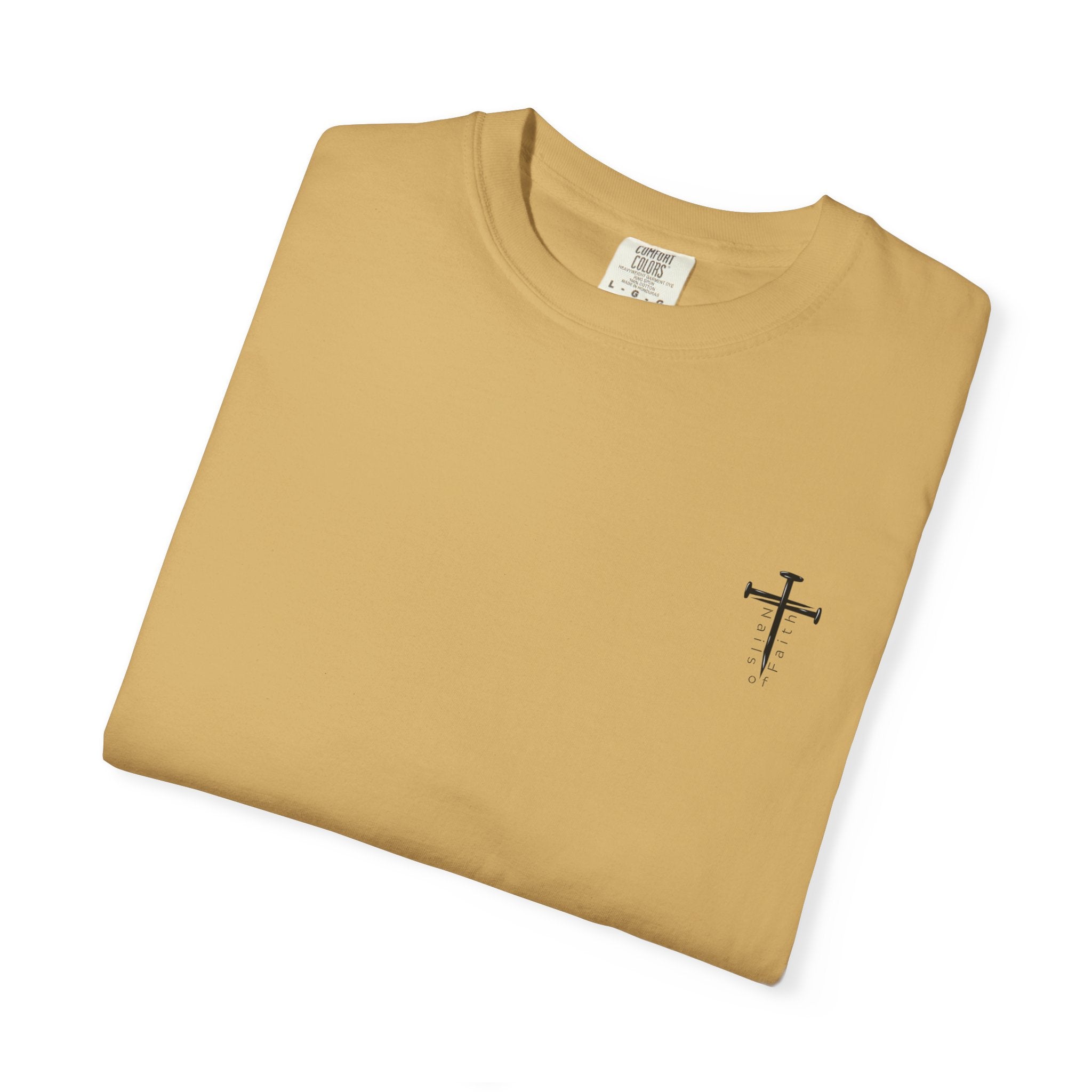 Hebrews 11:1 Shirt, Faith Scripture Tee, Christian Graphic T-Shirt, Vintage Washed Bible Verse Shirt | Christian scripture tee
