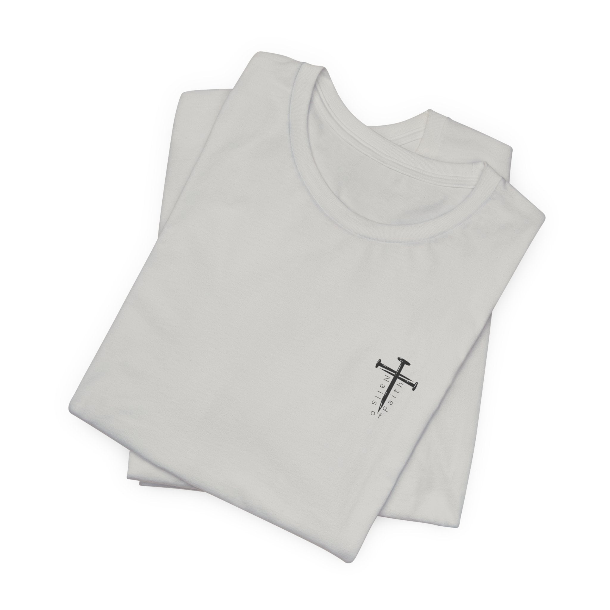 Faith Over Fear Strength Over Struggle T-Shirt – Christian Bella Canvas 3001 Tee | Nails of Faith