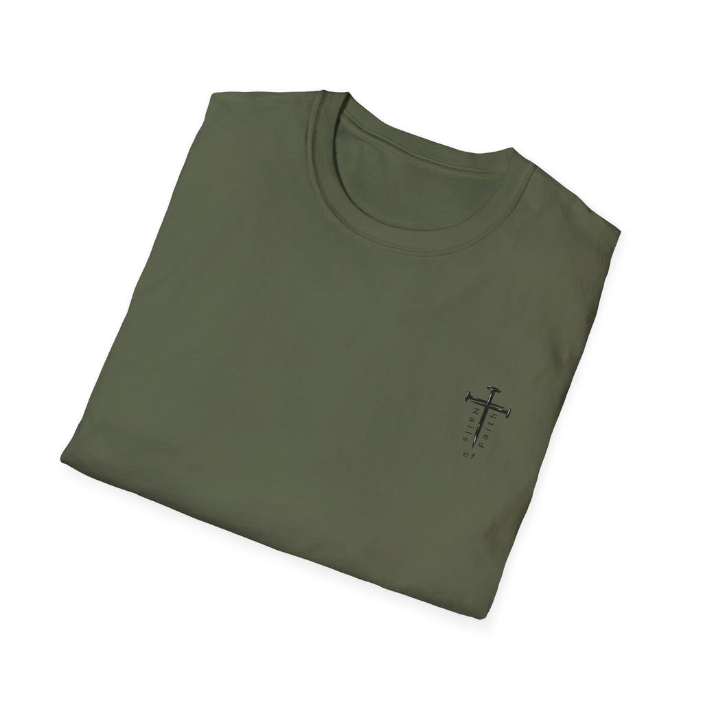 Faith Quote Shirt – The Path of Least Resistance Makes Both Men and Rivers Crooked – Christian Motivation Tee – Faith Based Apparel – Gildan 64000 Unisex Shirt