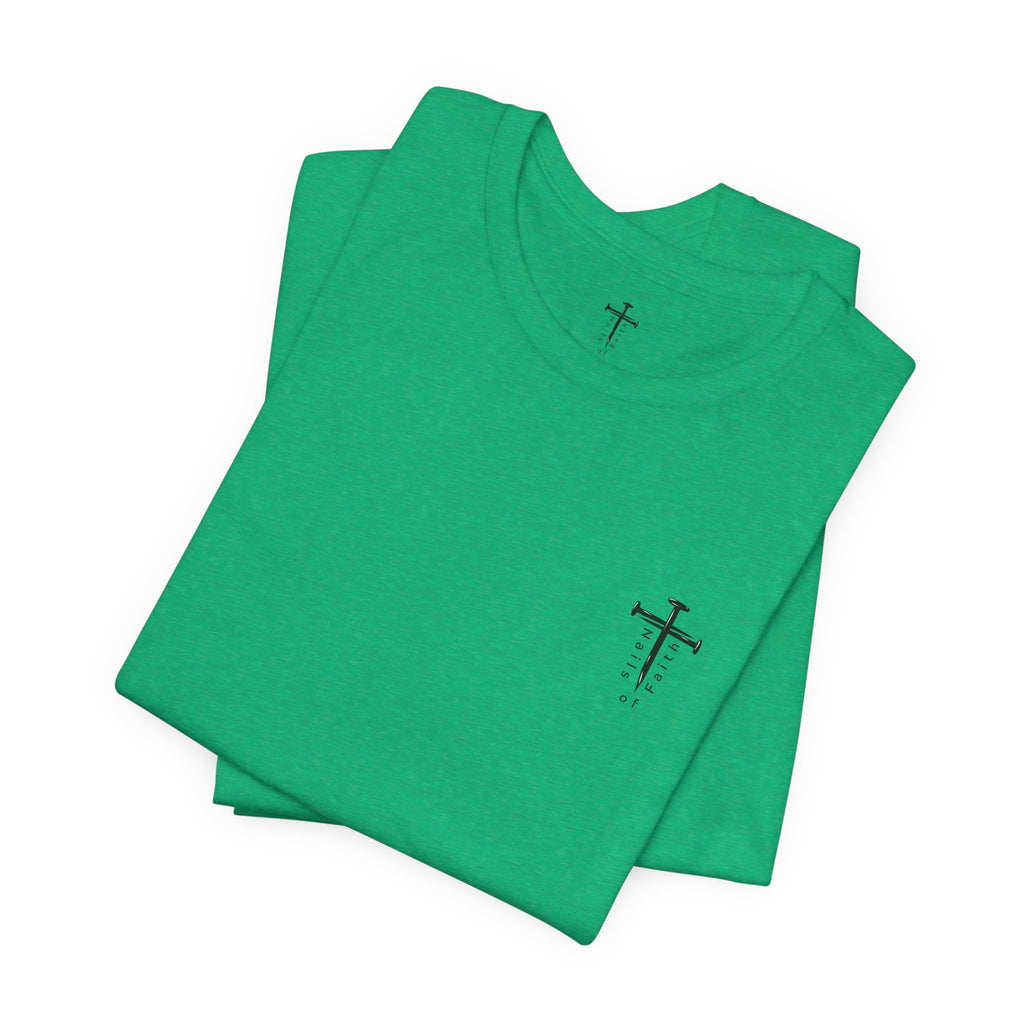 Look to the Lord and All His Strength Shirt – Christian Bible Verse T-Shirt | Bella+Canvas 3001 Faith Tee