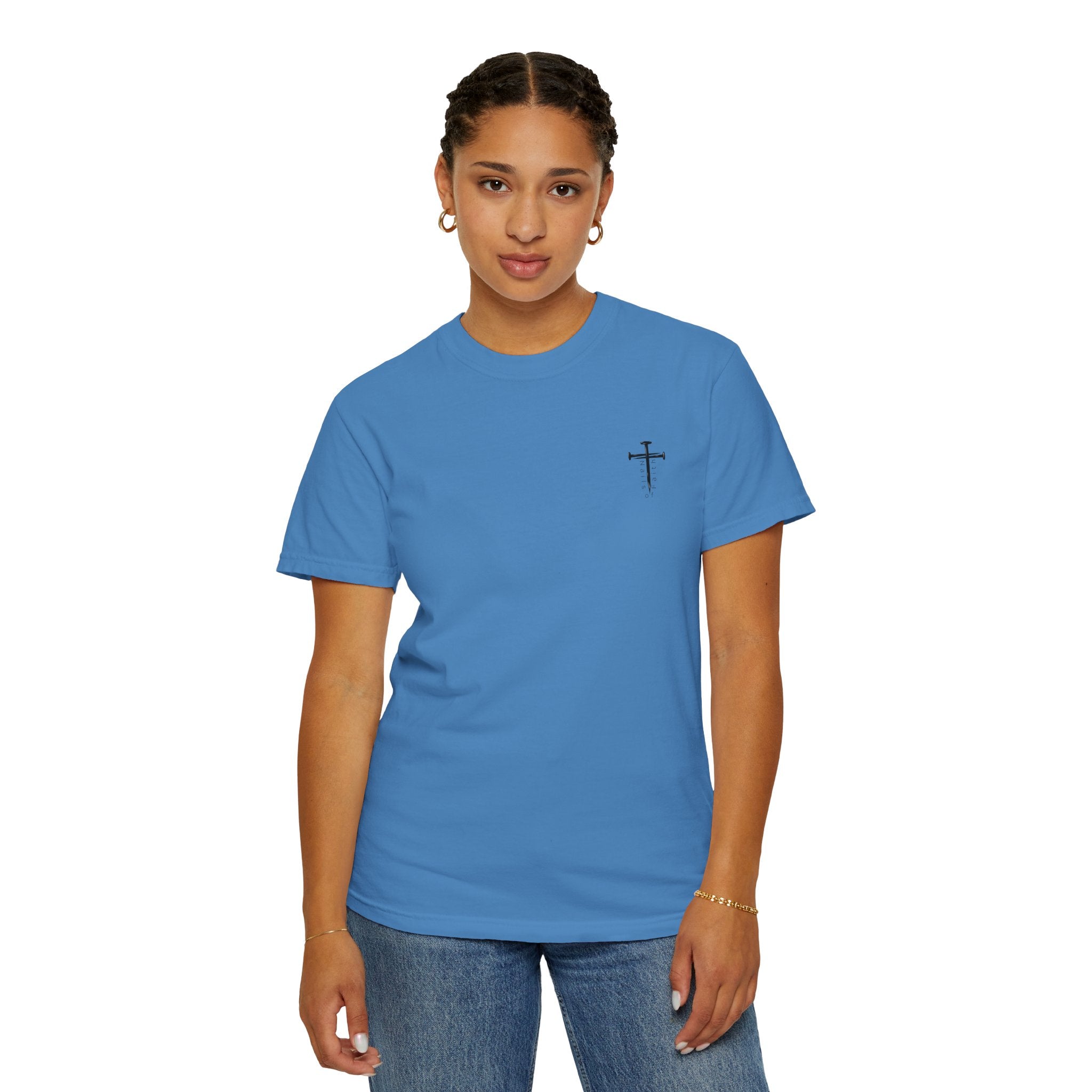 Comfort Colors 1717 The Stars Declare His Glory Shirt, Psalm 19:1 Christian T-Shirt, Bible Verse Nature Tee, Faith Based Graphic Shirt, Christian Gift
