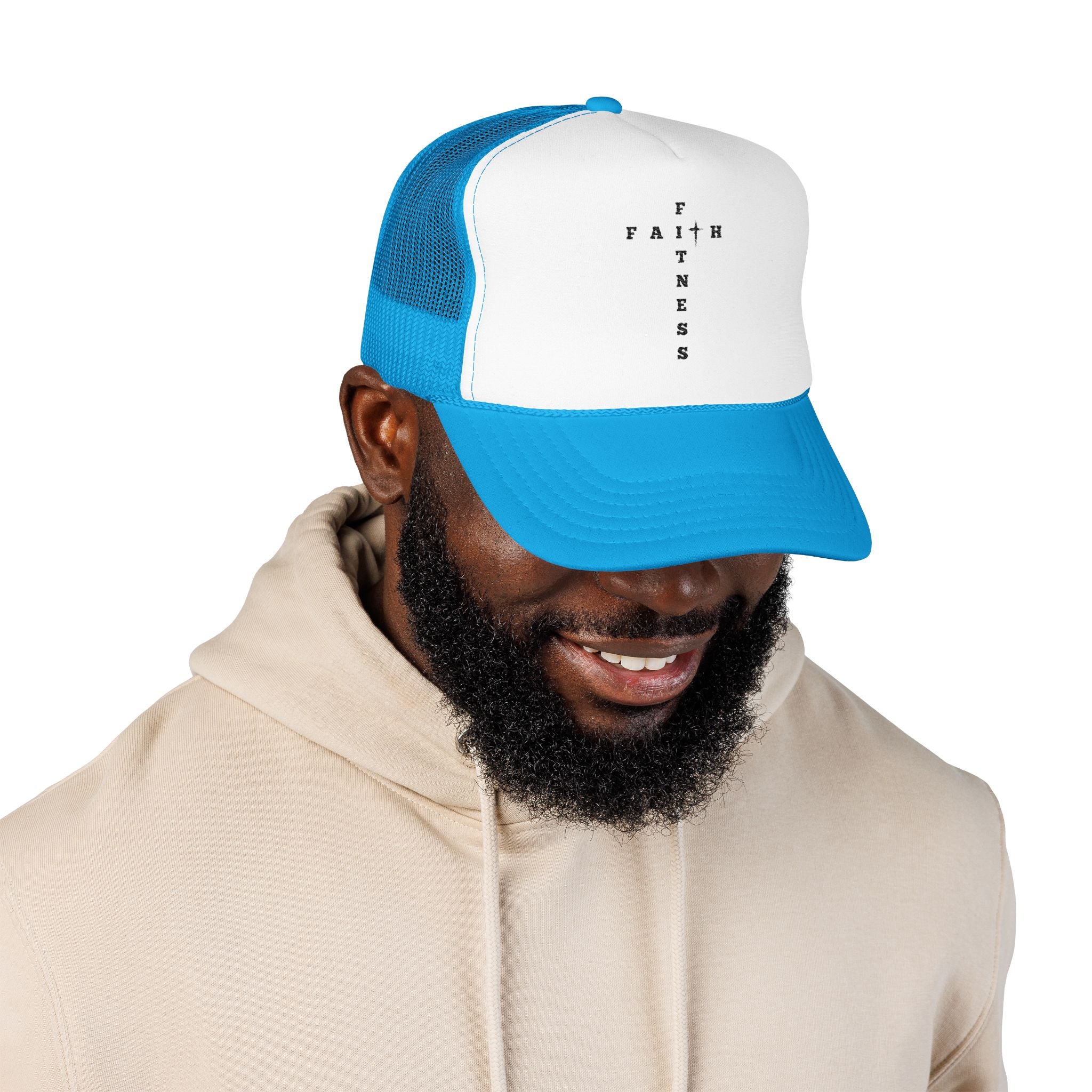 Faith & Fitness Foam Trucker Hat