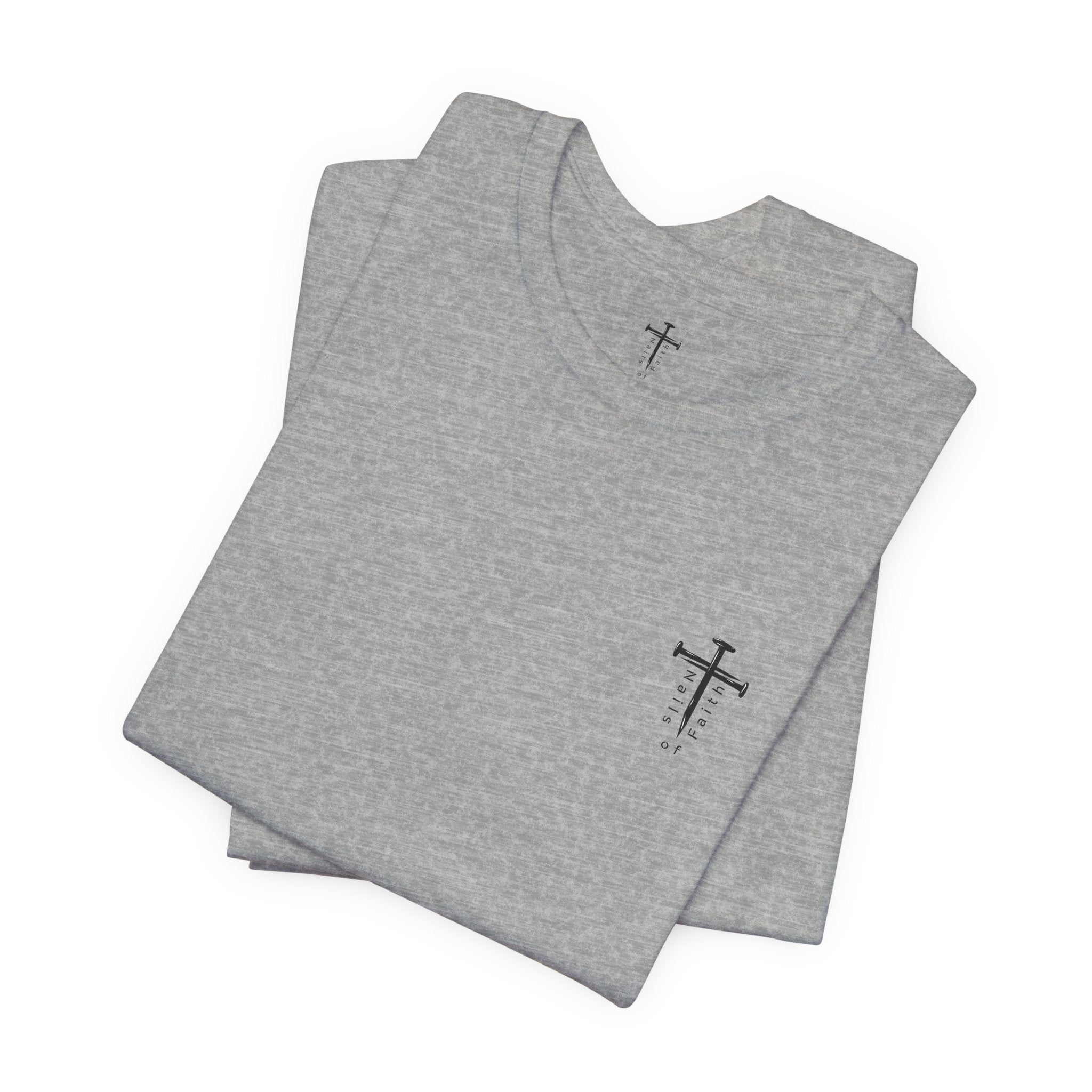 Look to the Lord and All His Strength Shirt – Christian Bible Verse T-Shirt | Bella+Canvas 3001 Faith Tee