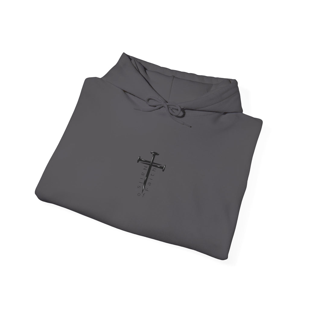 Faith Can Move Mountains Hoodie – Christian Gildan 18500 Sweatshirt | Nails of Faith