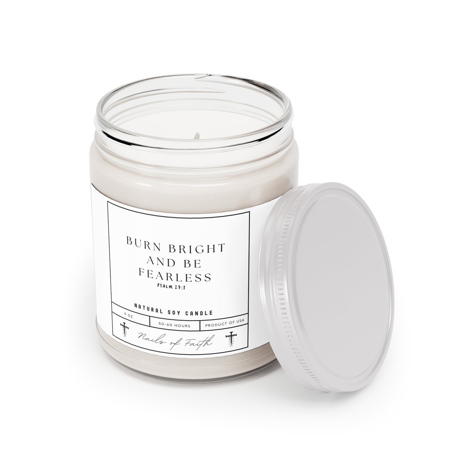 Burn Bright and Be Fearless. Scented Candles, 9oz