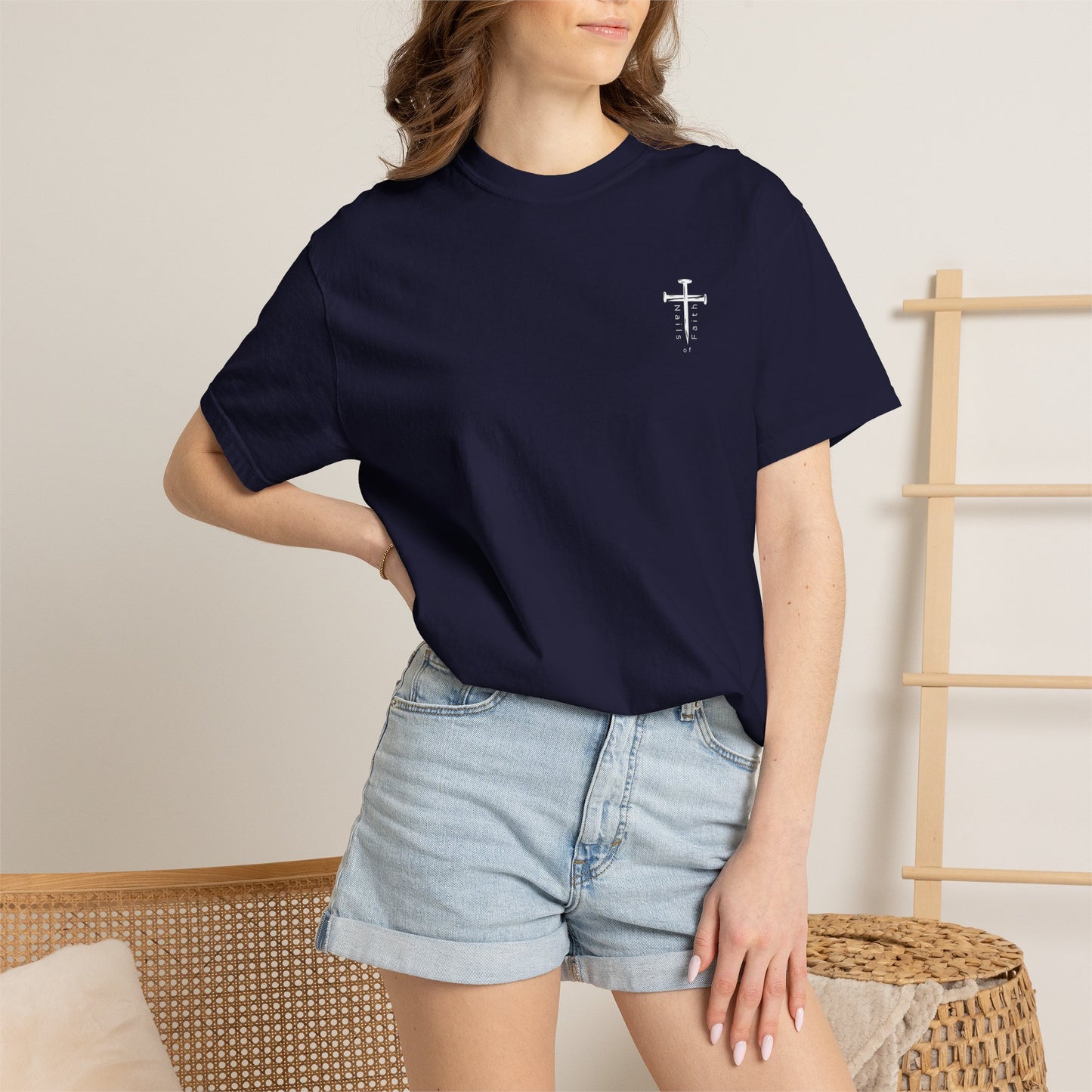 Faith Fueled Muscle Burn Shirt – Christian Gym T-Shirt | Faith Fitness Apparel | Comfort Colors 1717