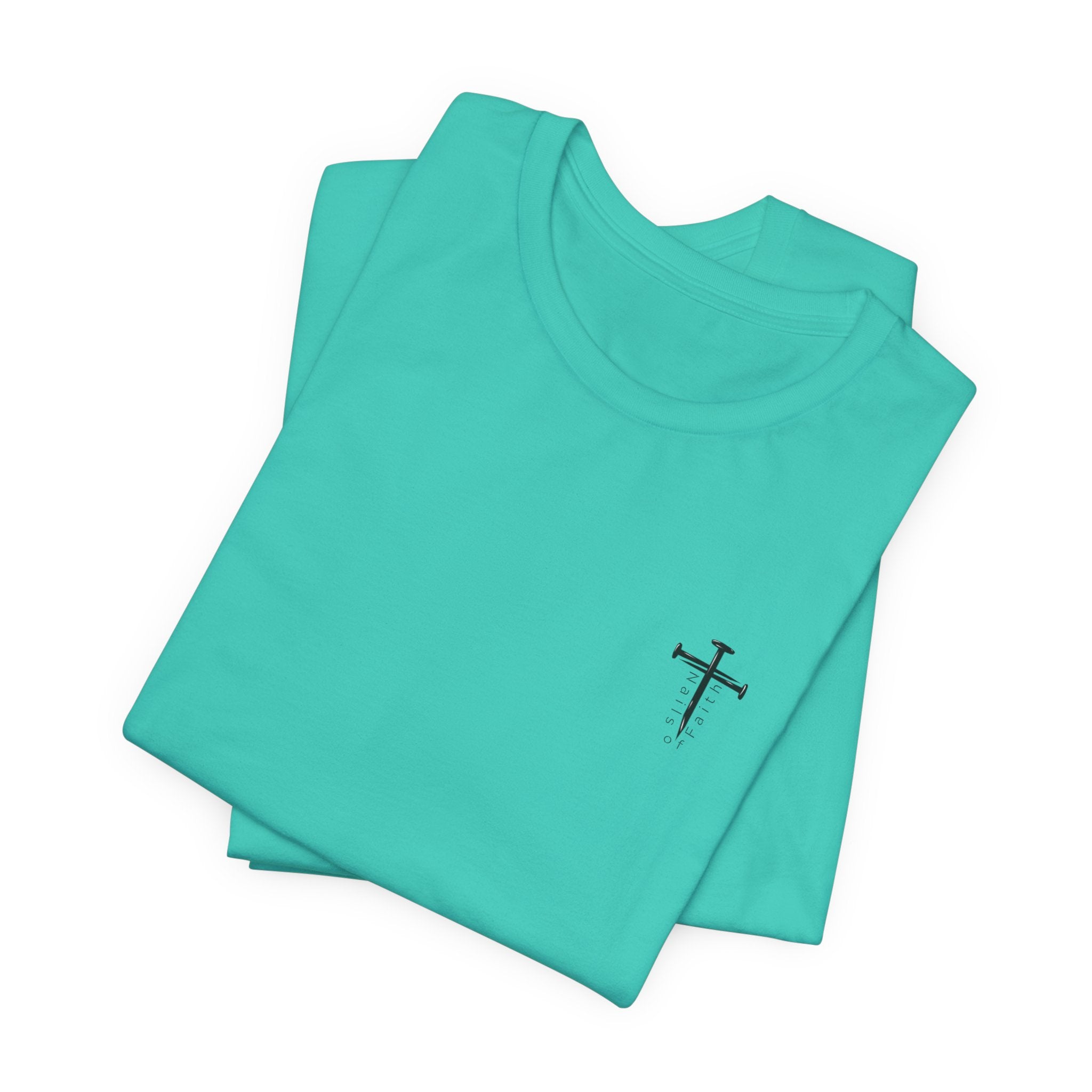 Faith Over Fear Strength Over Struggle T-Shirt – Christian Bella Canvas 3001 Tee | Nails of Faith