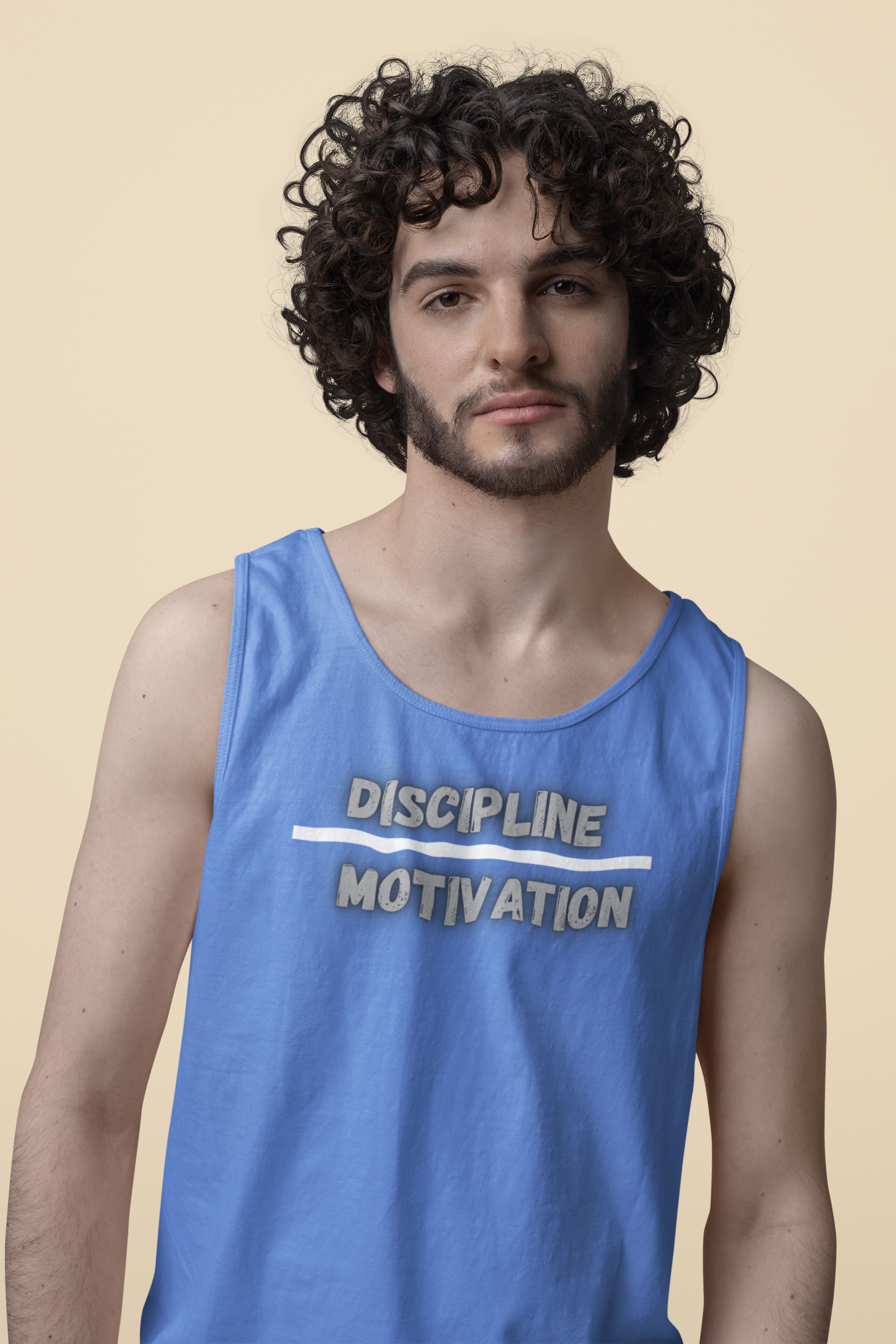 Discipline Over Motivation Tank Top – Christian Gym & Faith Fitness Apparel | Comfort Colors 9360
