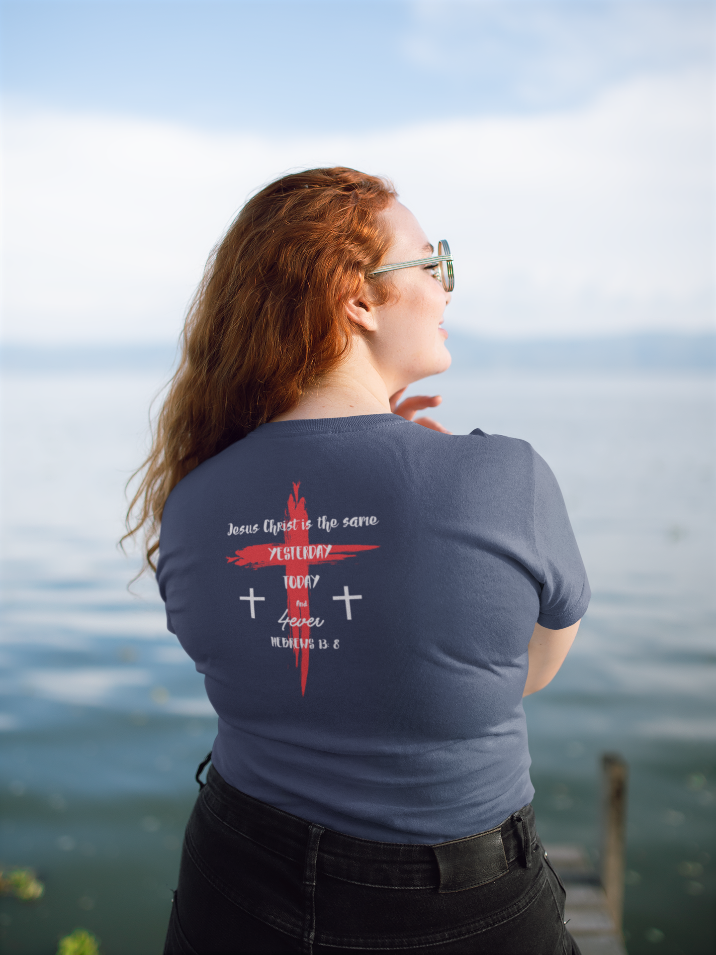 Jesus Is the Same Yesterday Today Forever Shirt – Hebrews 13:8 Christian T-Shirt | Gildan 64000 Softstyle