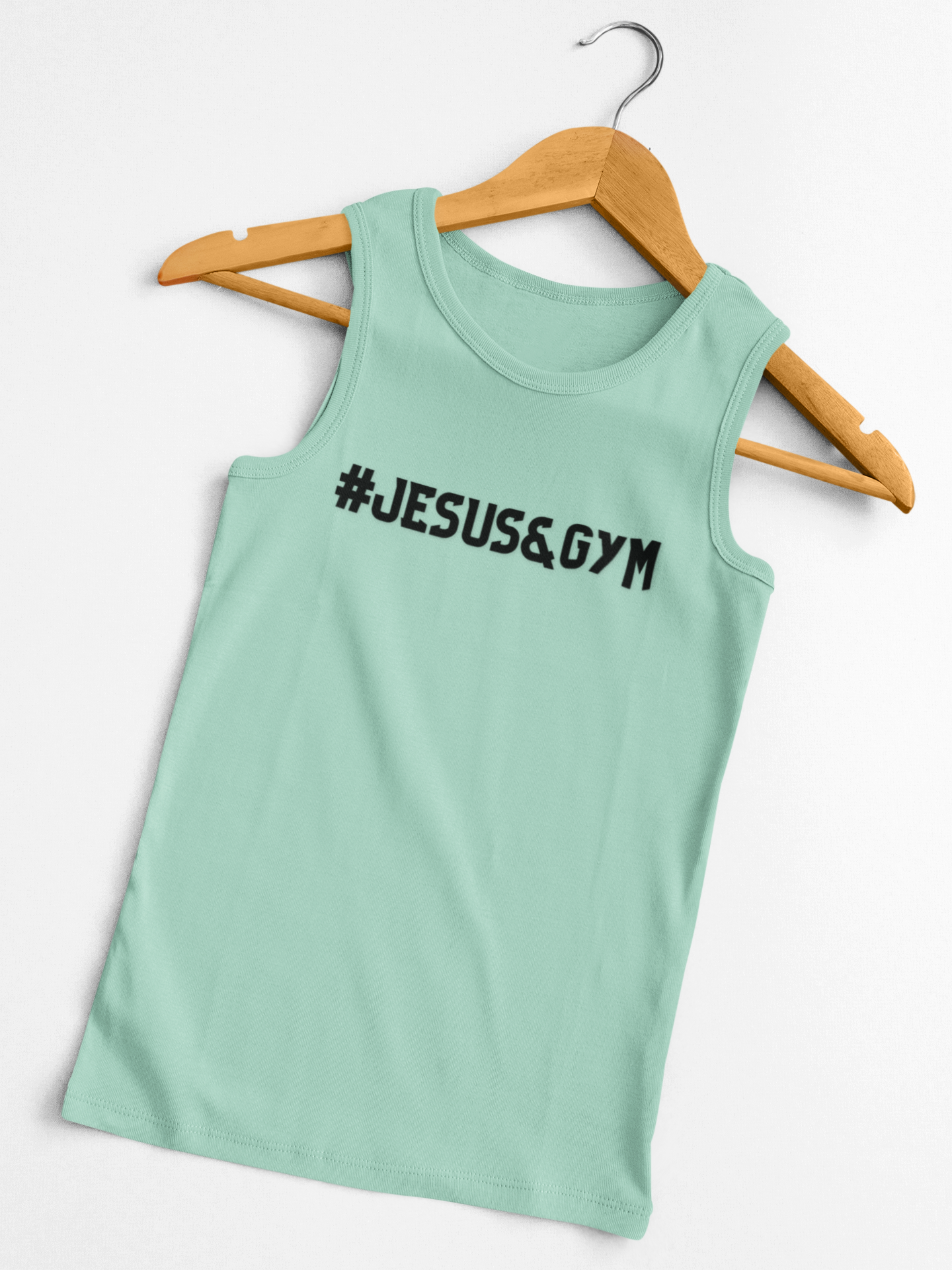 Jesus and Gym Tank Top – Christian Fitness Shirt | Faith Workout Tank | Comfort Colors 9360