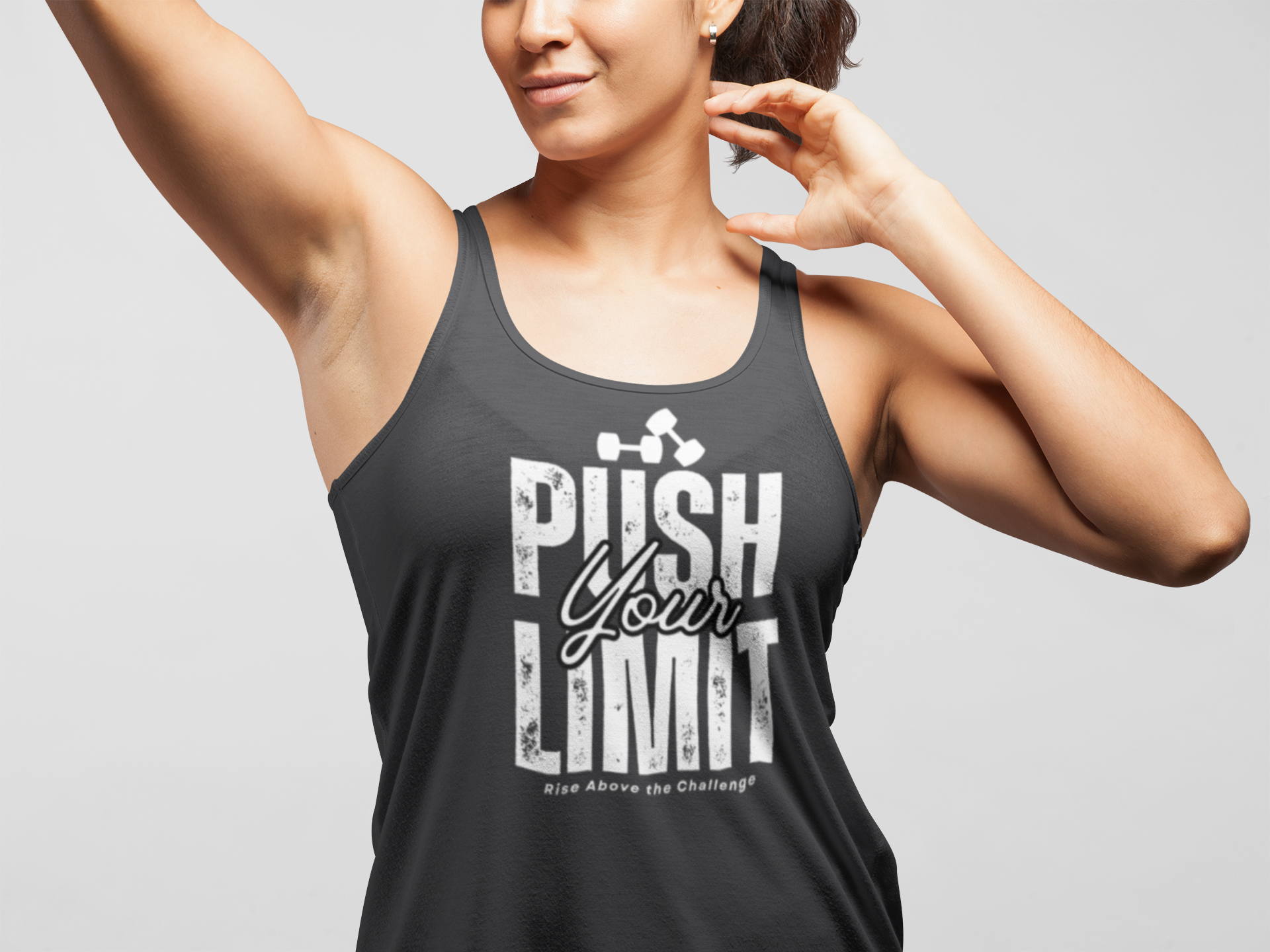 Push Your Limit Tank Top, Christian Gym Tank, Faith Fitness Tank Top, Workout Motivation Shirt, Next Level 1533 Tank, Gym Apparel