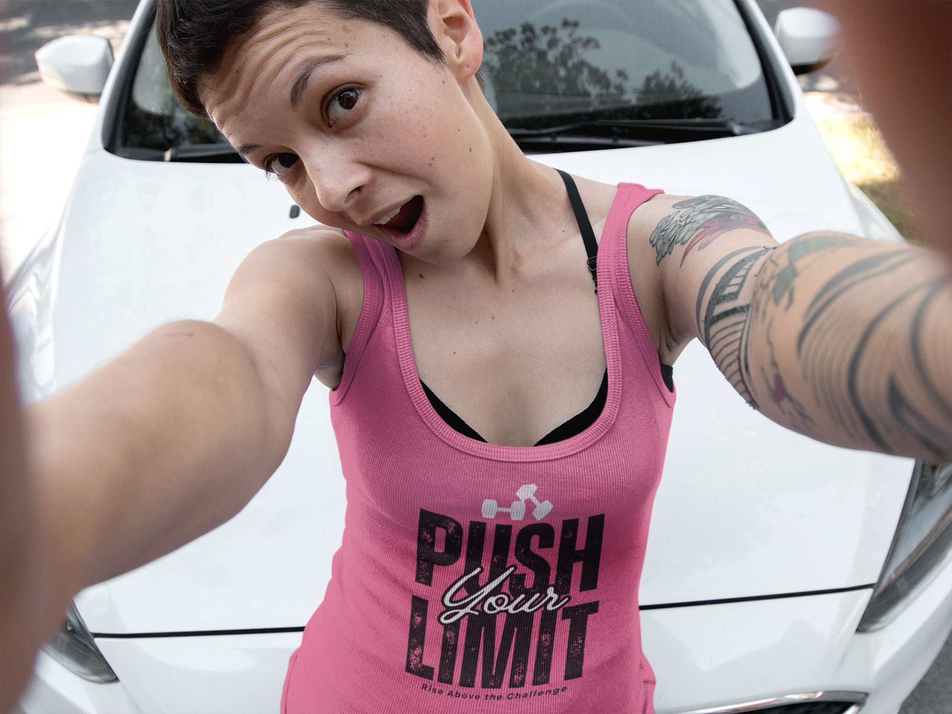 Push Your Limit Tank Top, Christian Gym Tank, Faith Fitness Tank Top, Workout Motivation Shirt, Next Level 1533 Tank, Gym Apparel
