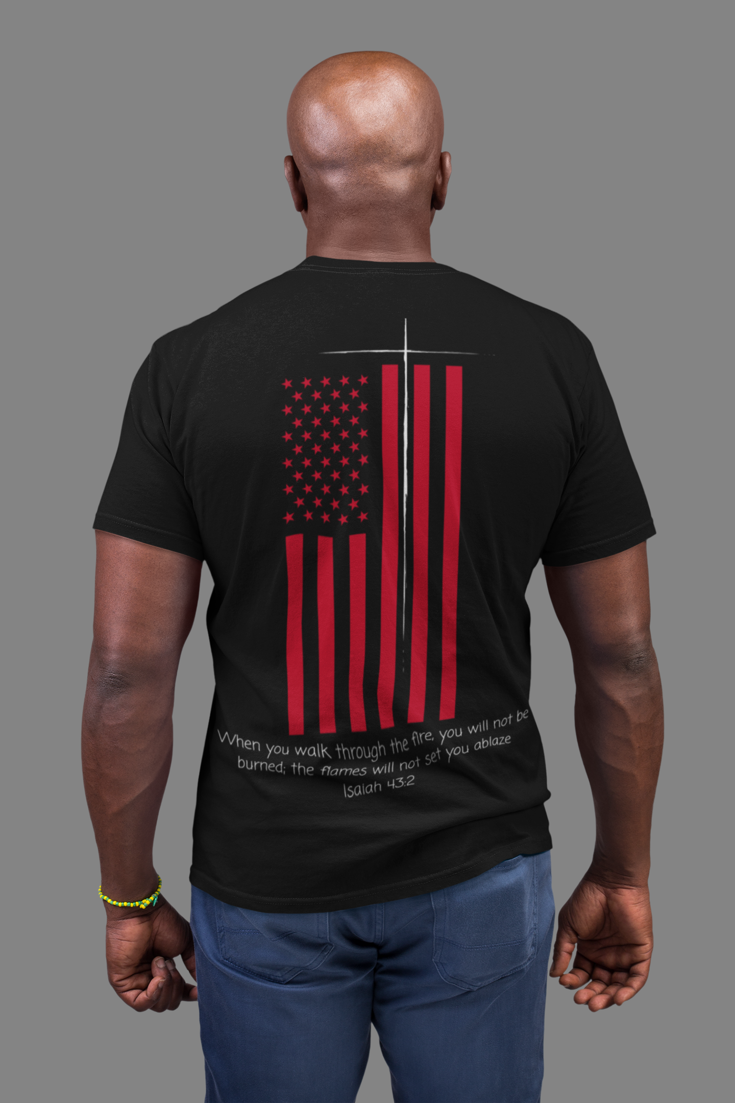 When You Walk Through Fire T-Shirt – Isaiah 43:2 Scripture Tee | Christian Faith Shirt