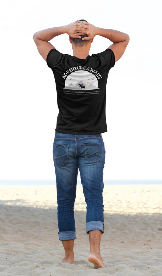 Adventure Awaits T-Shirt – Unisex Graphic Tee | Bella+Canvas 3001