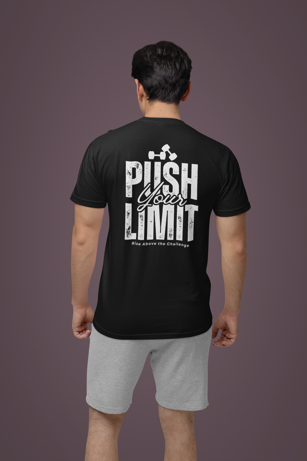 Push Your Limit Shirt, Christian Gym Shirt, Faith Fitness T Shirt, Motivational Workout Shirt, Comfort Colors 1717 Graphic Tee