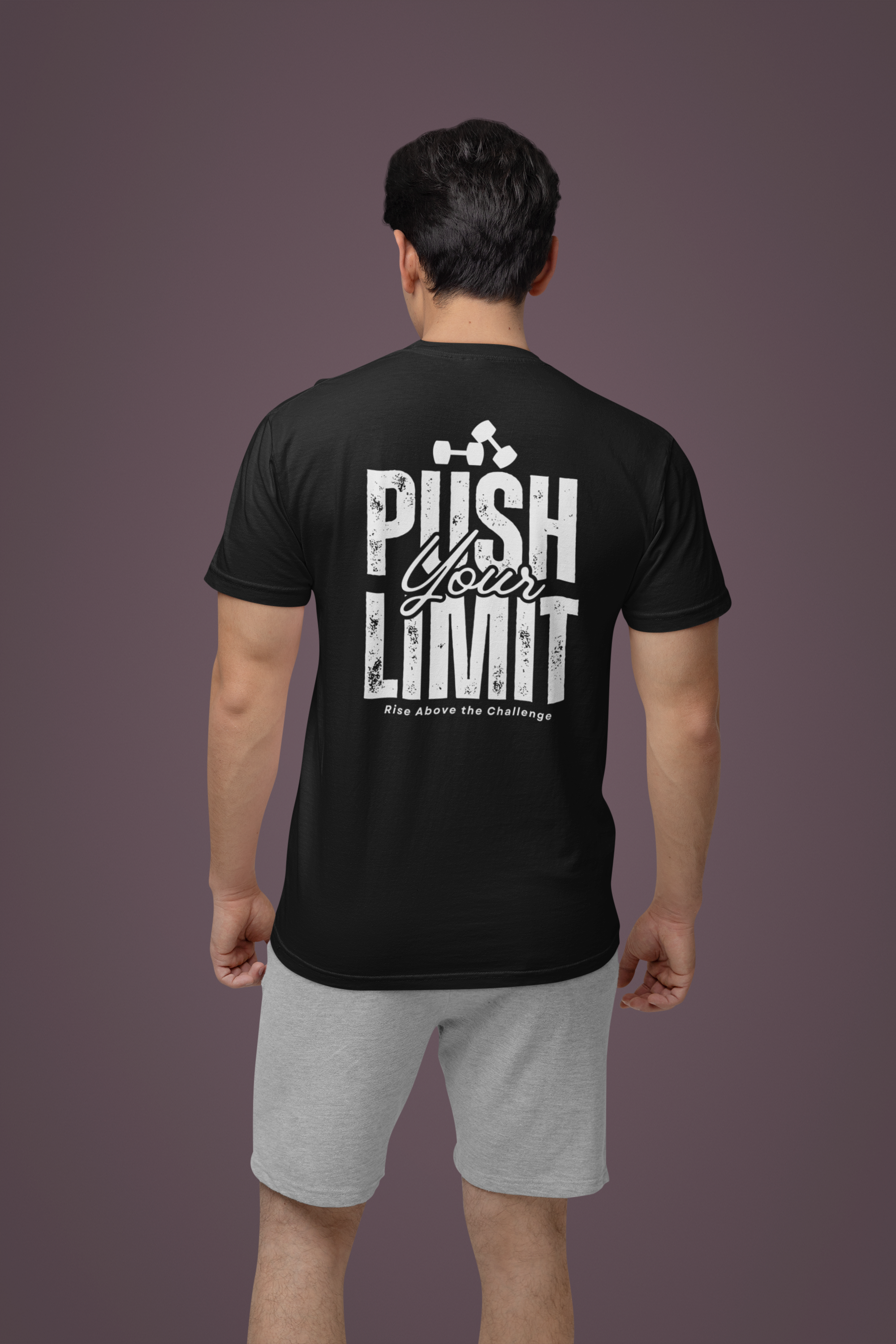 Push Your Limit Shirt, Christian Gym Shirt, Faith Fitness T Shirt, Motivational Workout Shirt, Comfort Colors 1717 Graphic Tee