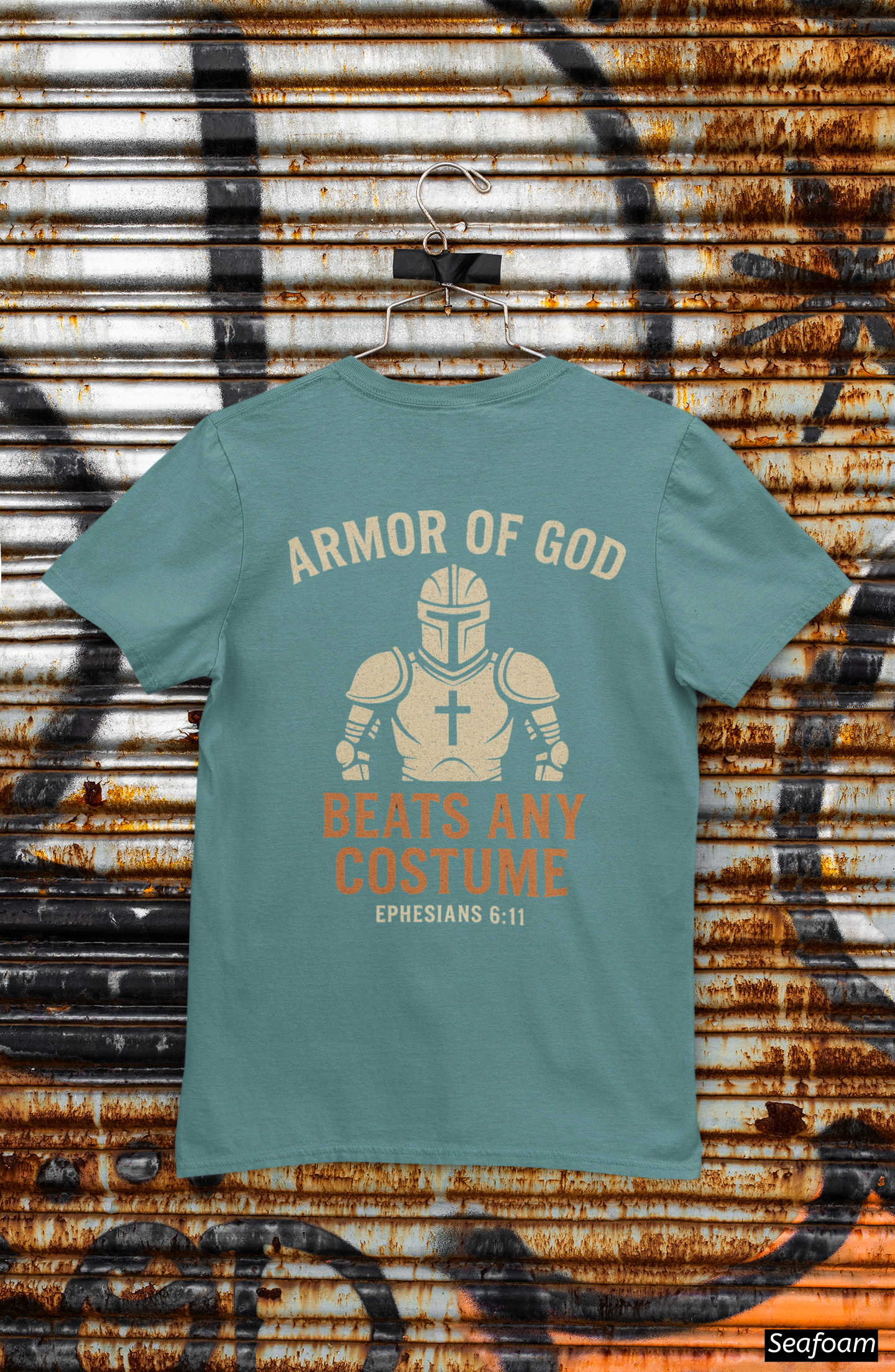 Armor of God Beats Any Costume Christian Halloween T-Shirt