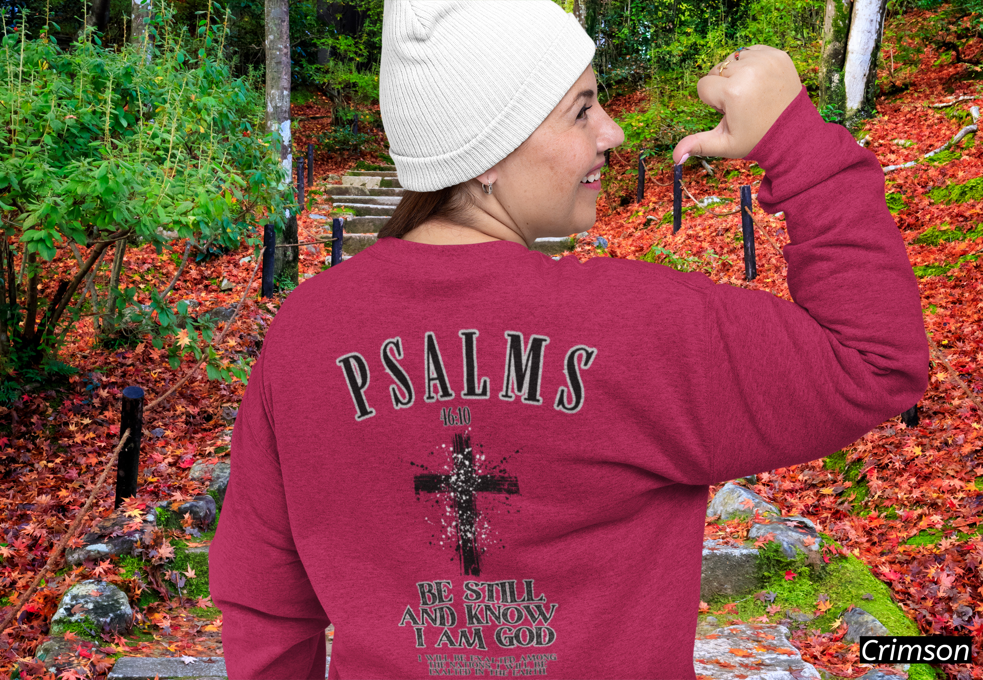Be Still and Know Shirt Psalm 46:10, Comfort Colors 1566 Sweatshirt, Christian Bible Verse Sweatshirt, Faith Based Christian Apparel