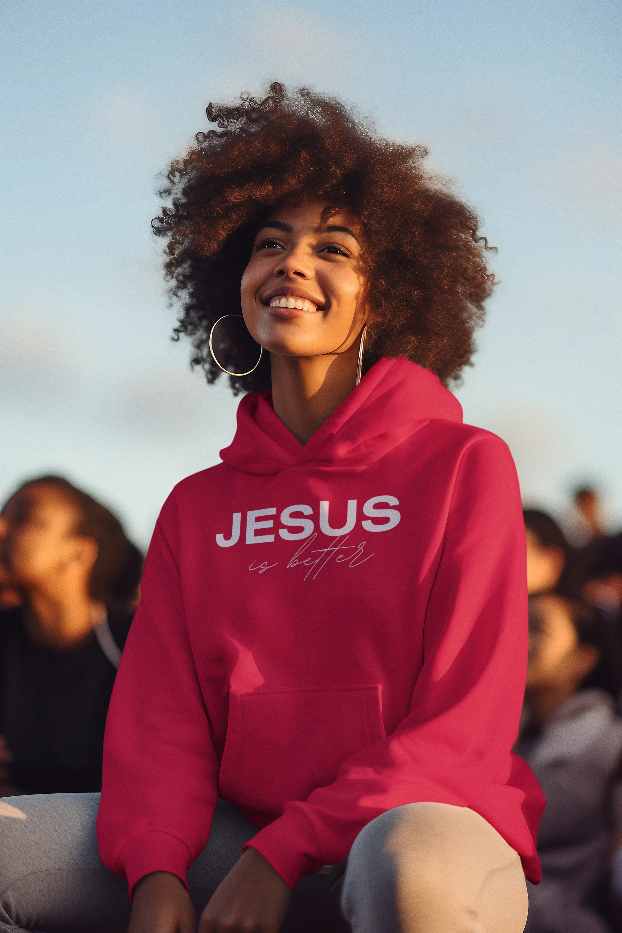 Jesus Is Better - Unisex Faith Hoodie