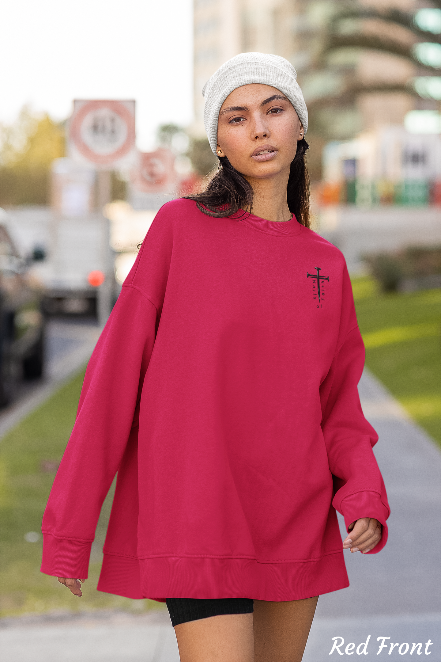 Fearless Lion Sweatshirt – Psalms 56:3 - Unisex Crewneck