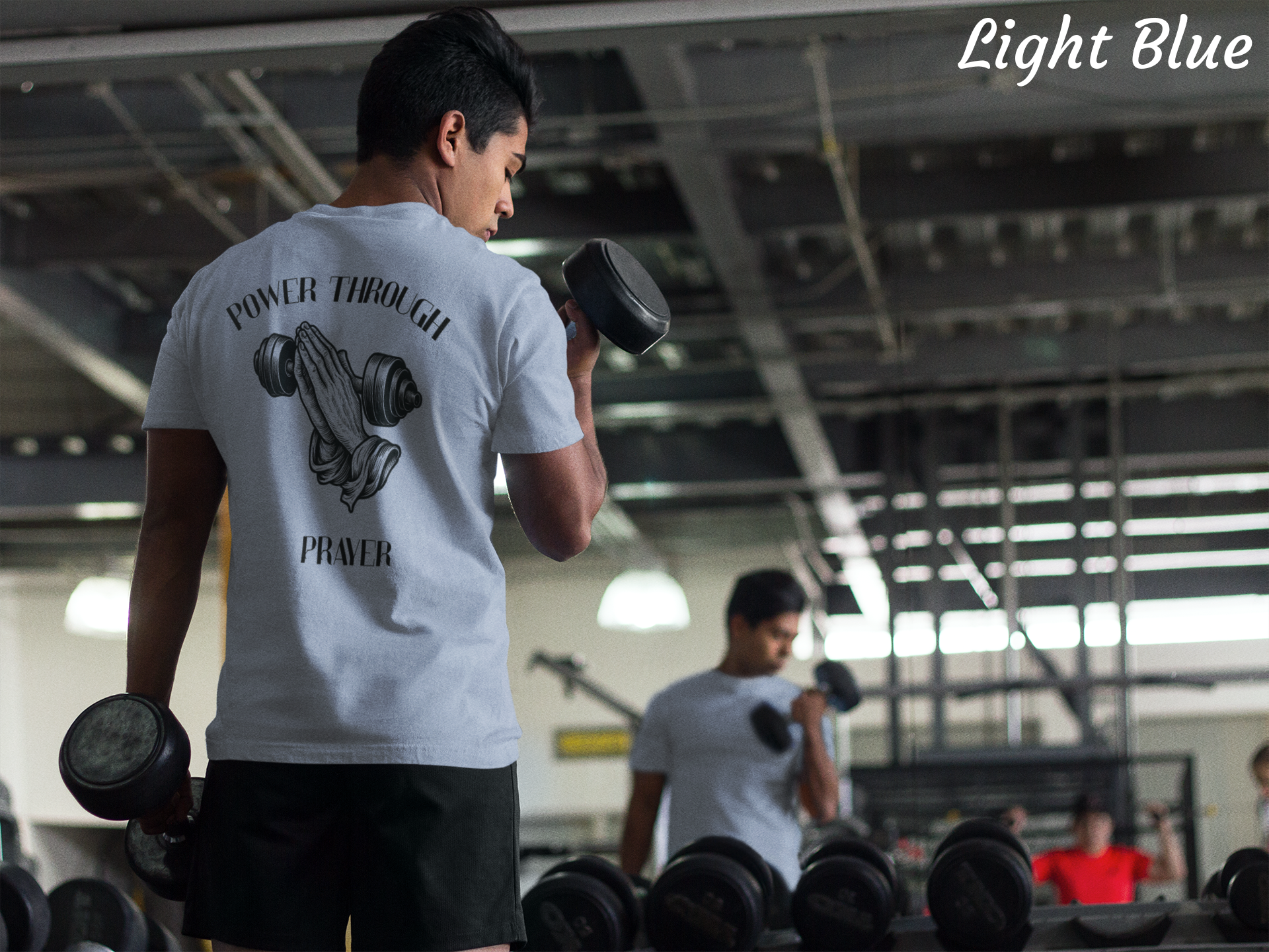Power Through Prayer Shirt, Christian Motivational T-Shirt, Faith Based Apparel, Religious Inspirational Tee, Gildan 5000 Christian Gift