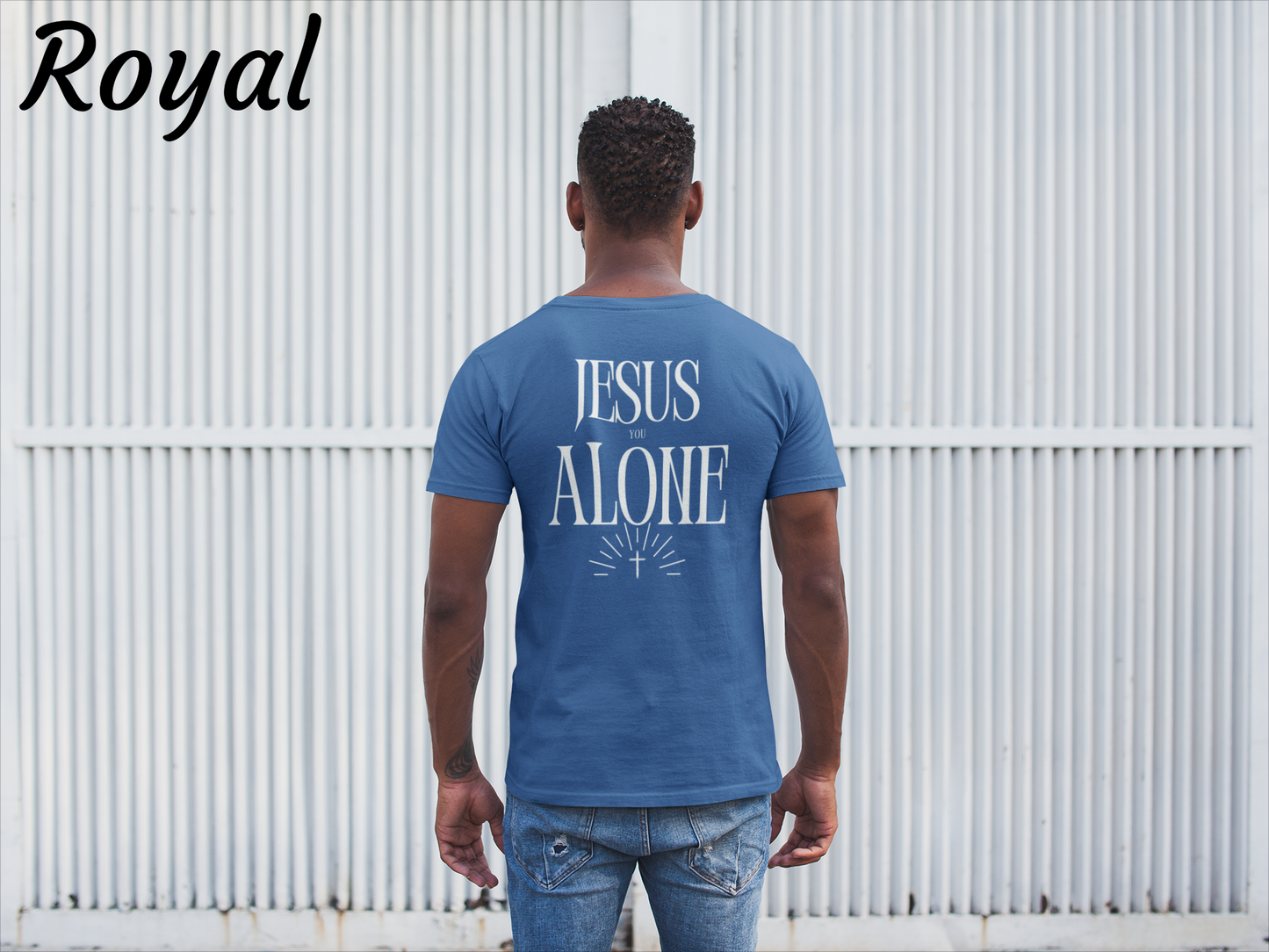 Jesus You Alone Christian Shirt – Faith Worship T-Shirt | Gildan 64000 Softstyle Tee