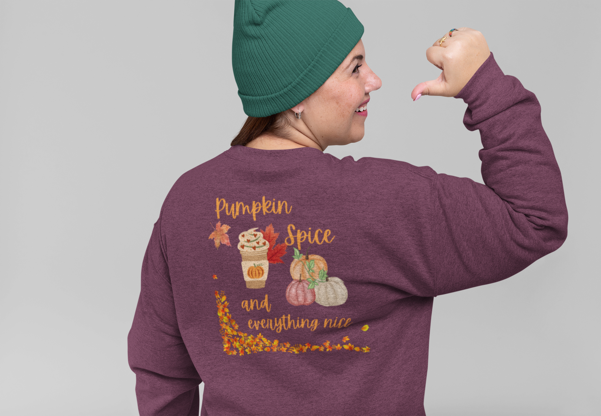 Pumpkin Spice and Everything Nice-Sweatshirt