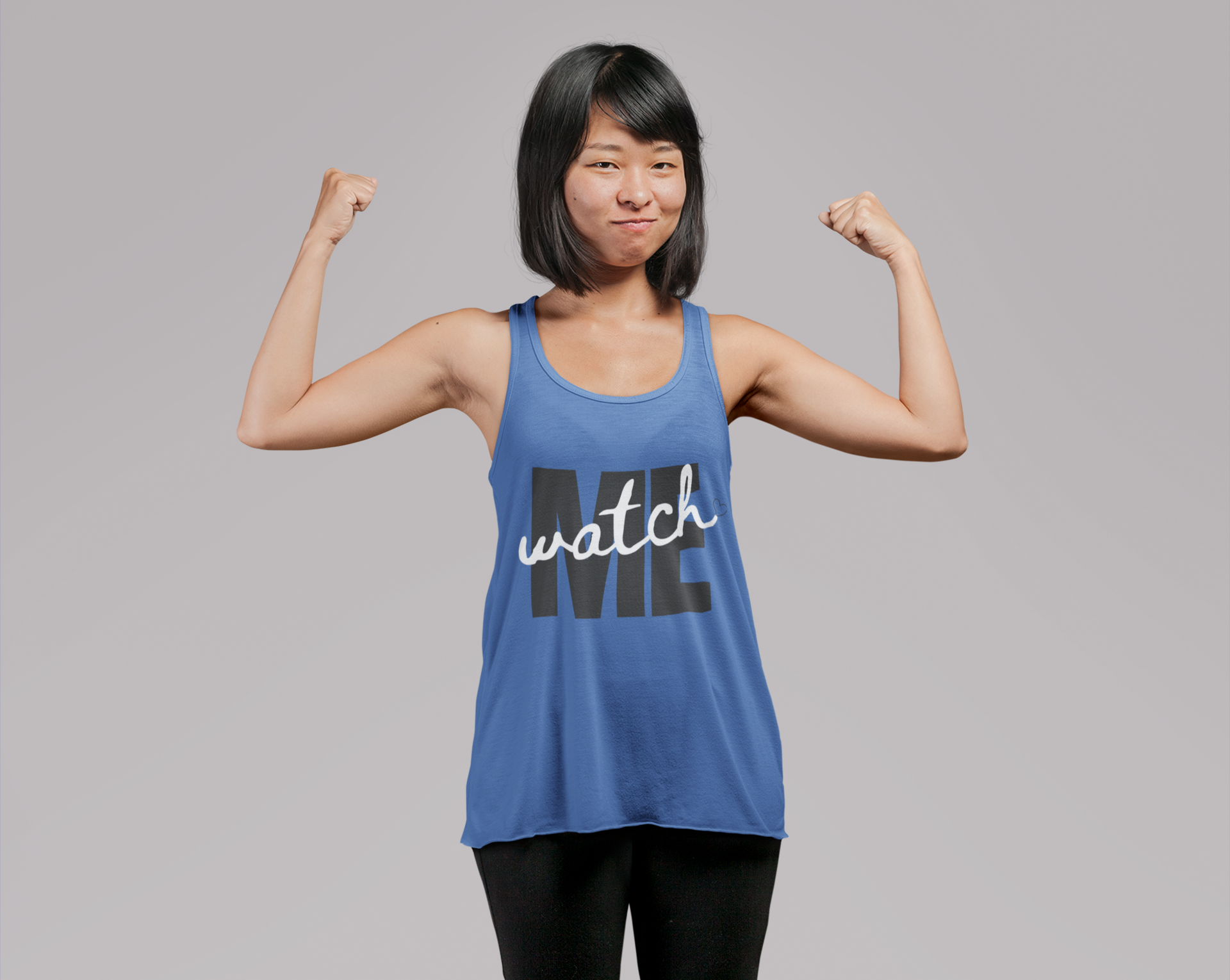 Bella Canvas 8800 Watch Me Tank Top, Christian Motivational Racerback, Faith Based Workout Tank, Inspirational Women’s Flowy Summer Top