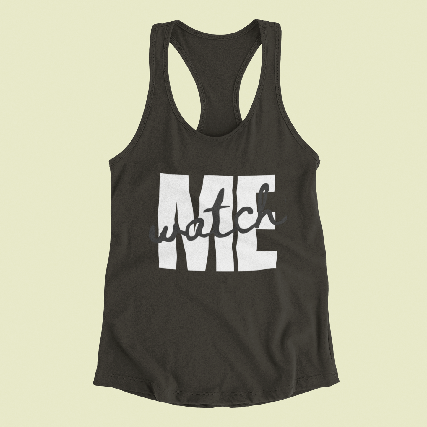 Bella Canvas 8800 Watch Me Tank Top, Christian Motivational Racerback, Faith Based Workout Tank, Inspirational Women’s Flowy Summer Top