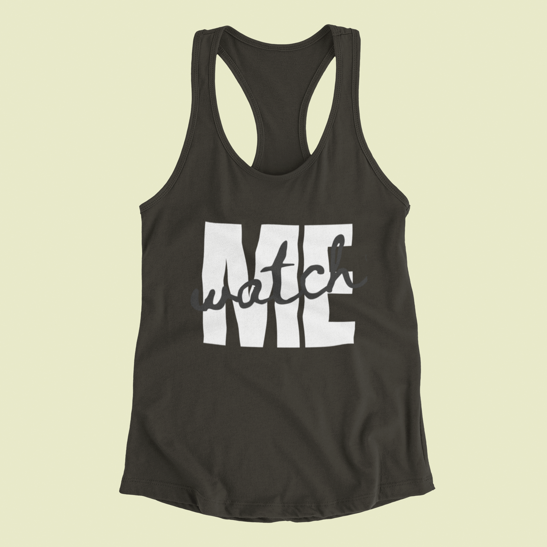 Bella Canvas 8800 Watch Me Tank Top, Christian Motivational Racerback, Faith Based Workout Tank, Inspirational Women’s Flowy Summer Top