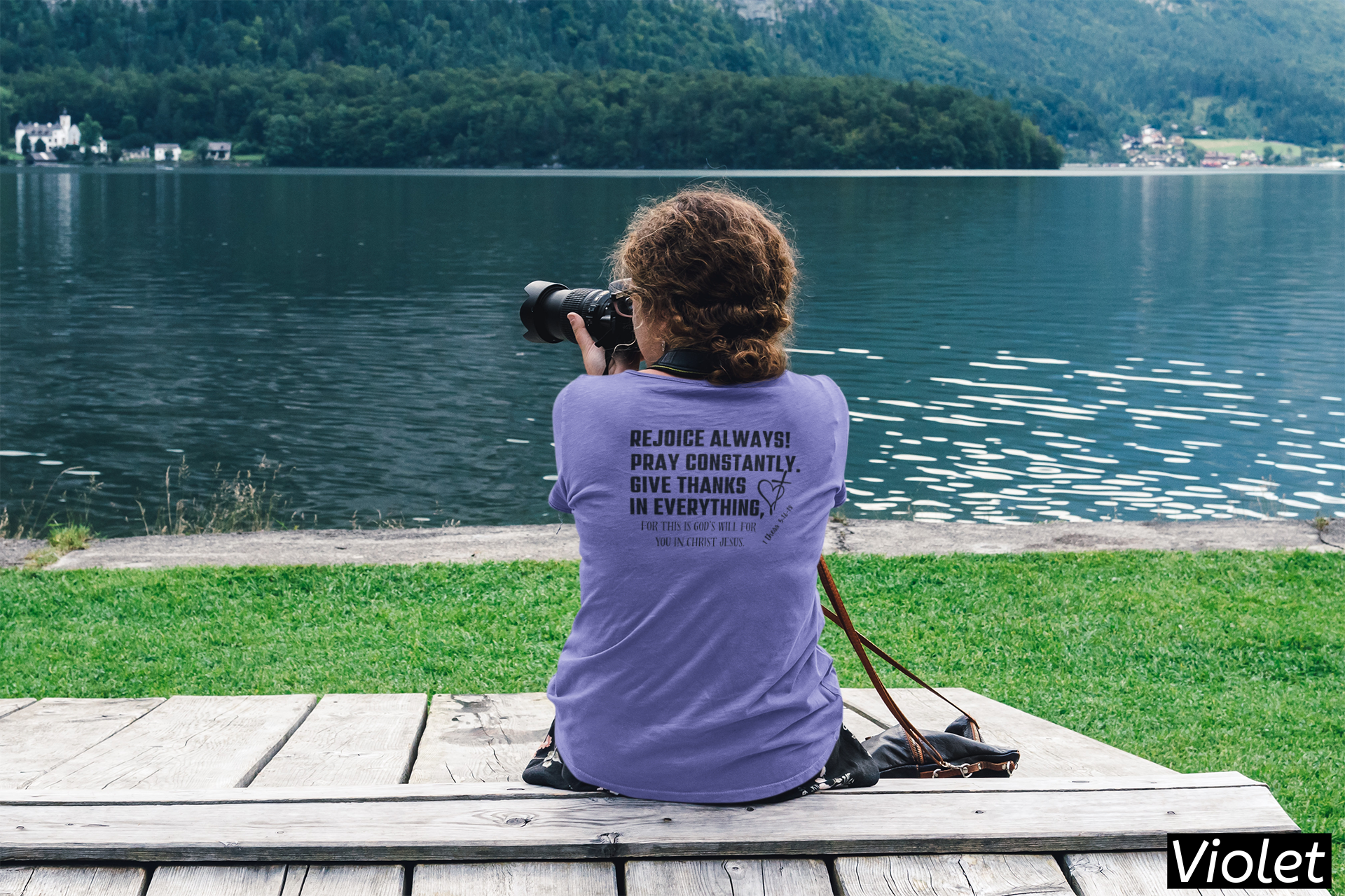 1 Thessalonians 5:16-18 T Shirt | Rejoice Pray Give Thanks | Christian Bible Verse Shirt | Faith Based Tee |Inspirational Scripture Gift