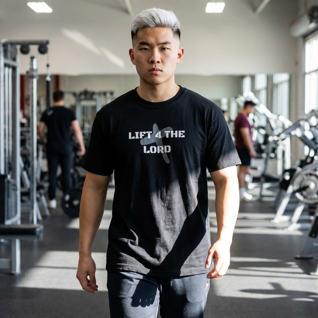 Lift 4 the Lord Christian Shirt – Faith Fitness T-Shirt | Gym Motivation Tee | Comfort Colors 1717