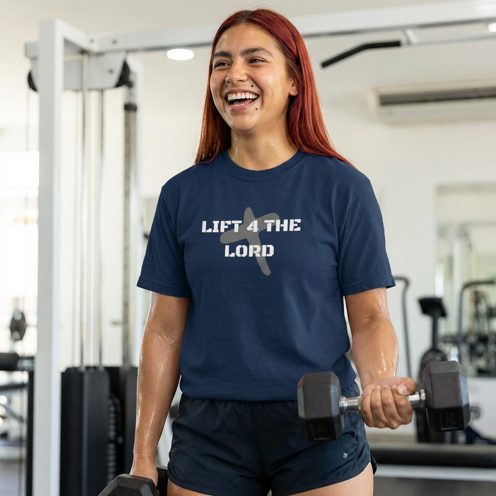 Lift 4 the Lord Christian Shirt – Faith Fitness T-Shirt | Gym Motivation Tee | Comfort Colors 1717