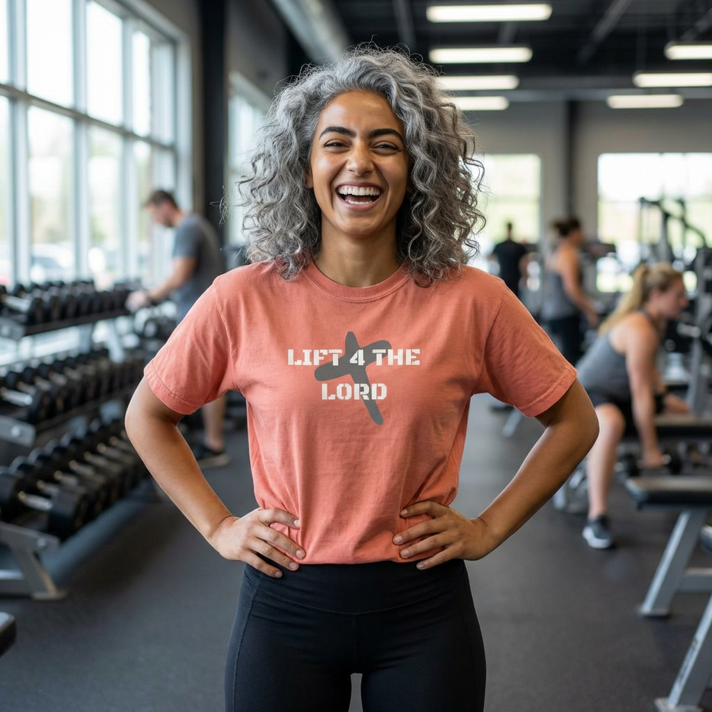 Lift 4 the Lord Christian Shirt – Faith Fitness T-Shirt | Gym Motivation Tee | Comfort Colors 1717