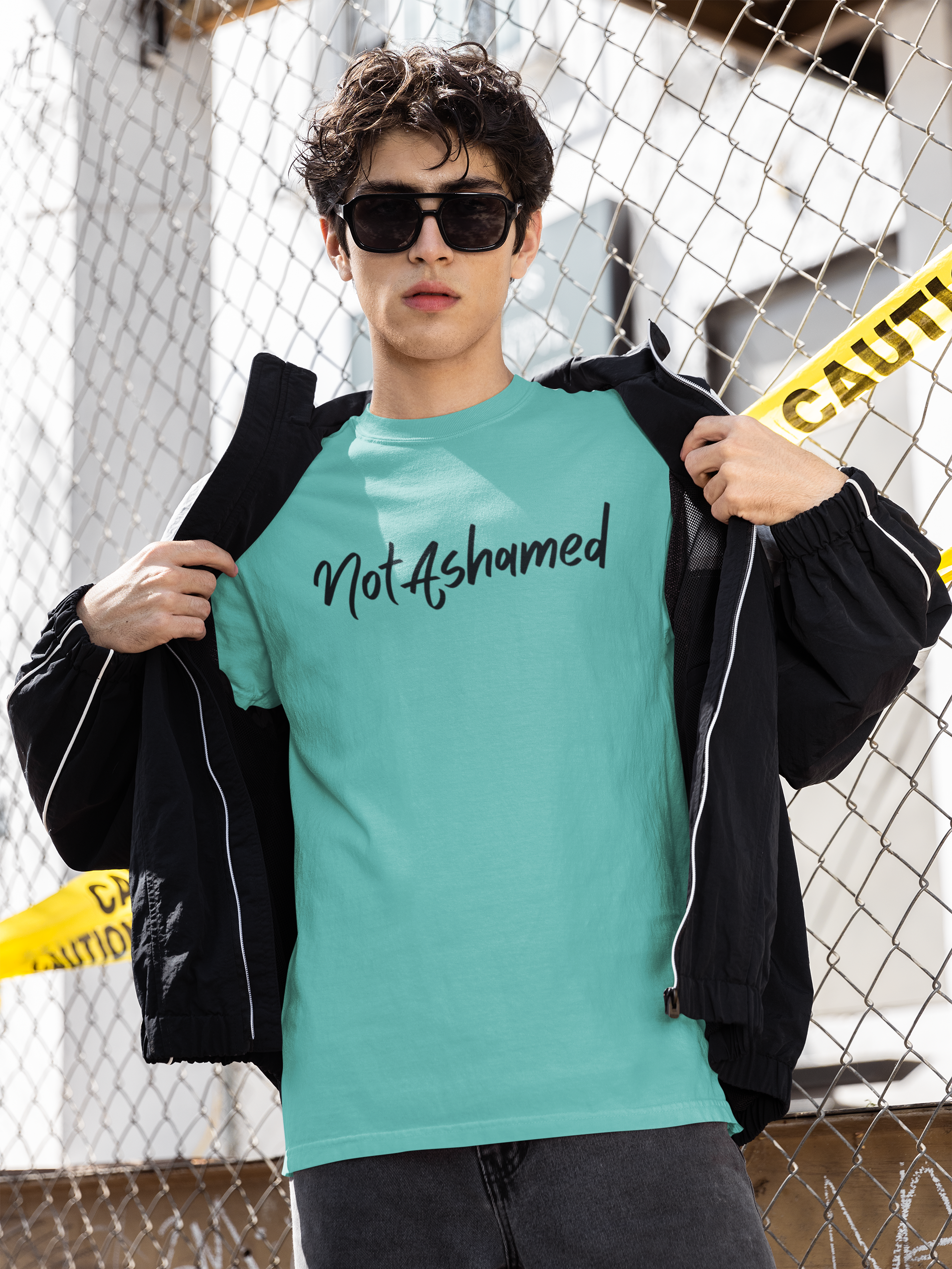 Not Ashamed Christian Shirt – Romans 1:16 Faith T-Shirt | Bold Christian Apparel | Comfort Colors 1717