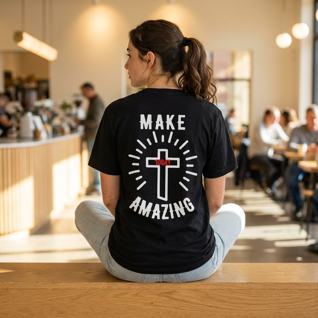 Make Today Amazing Unisex T-shirt, Inspirational Tee, Positive Vibes Shirt, Motivational Clothing, Gift for Him or Her