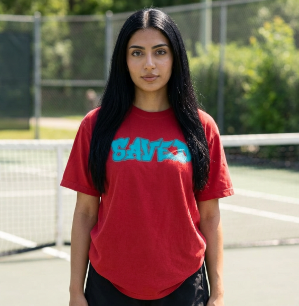 Saved Graffiti Christian Shirt – Streetwear Faith T-Shirt | Urban Christian Apparel | Comfort Colors 1717